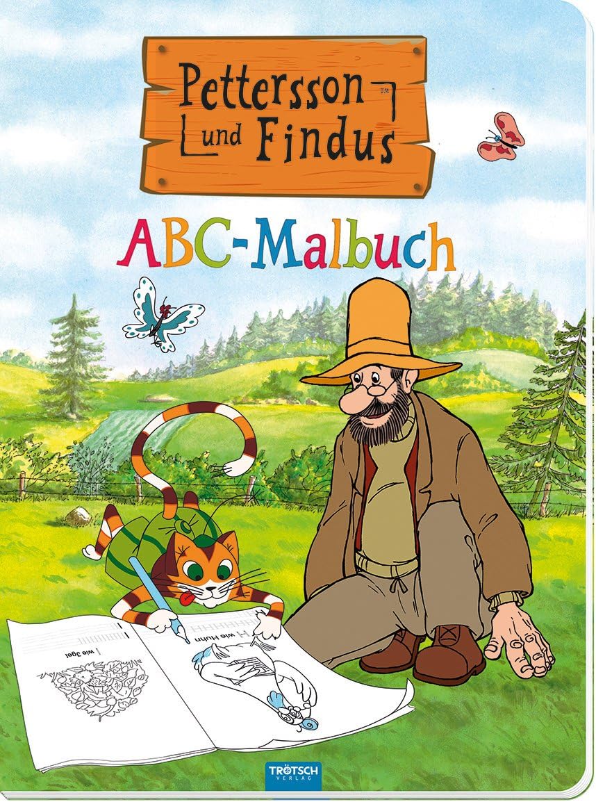 Pettersson und Fidus - ABC-Malbuch