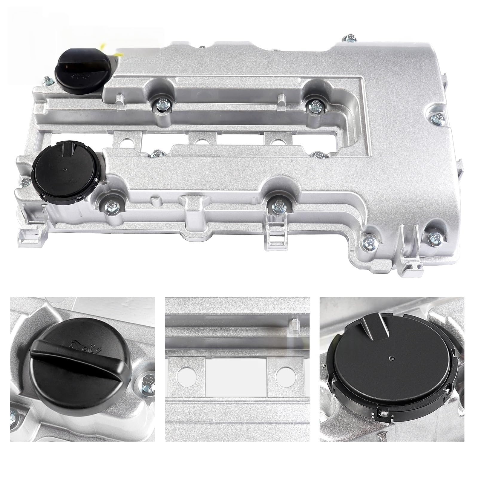 Aluminiowe śruby pokrywy zaworu silnika i uszczelka 25198498 25198874 do Astra J dla Cruze 1.2 .4L Pokrywa zaworu głowicy cylindra