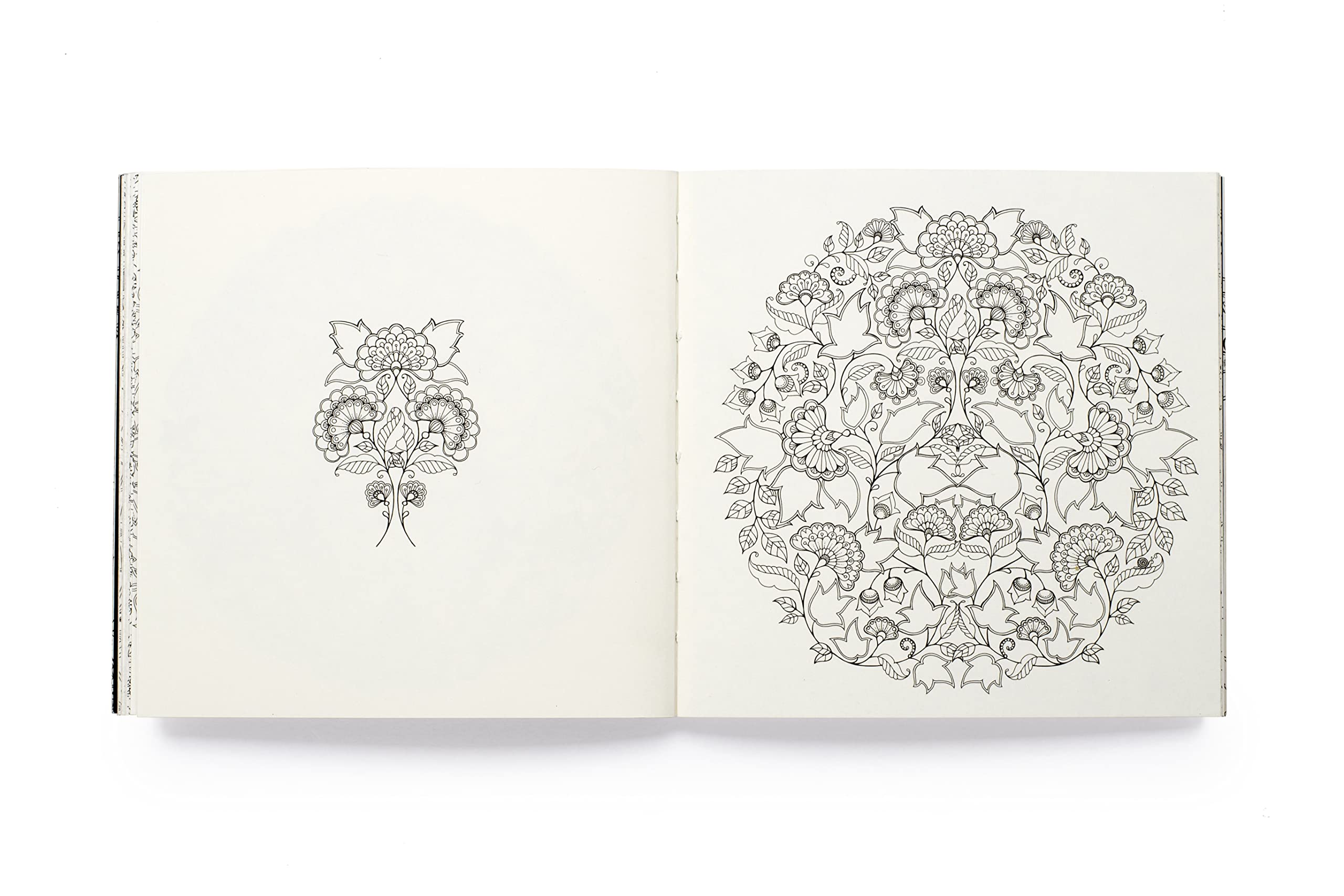 Miniature Secret Garden /anglais: A Pocket-Sized Coloring Book for Adults