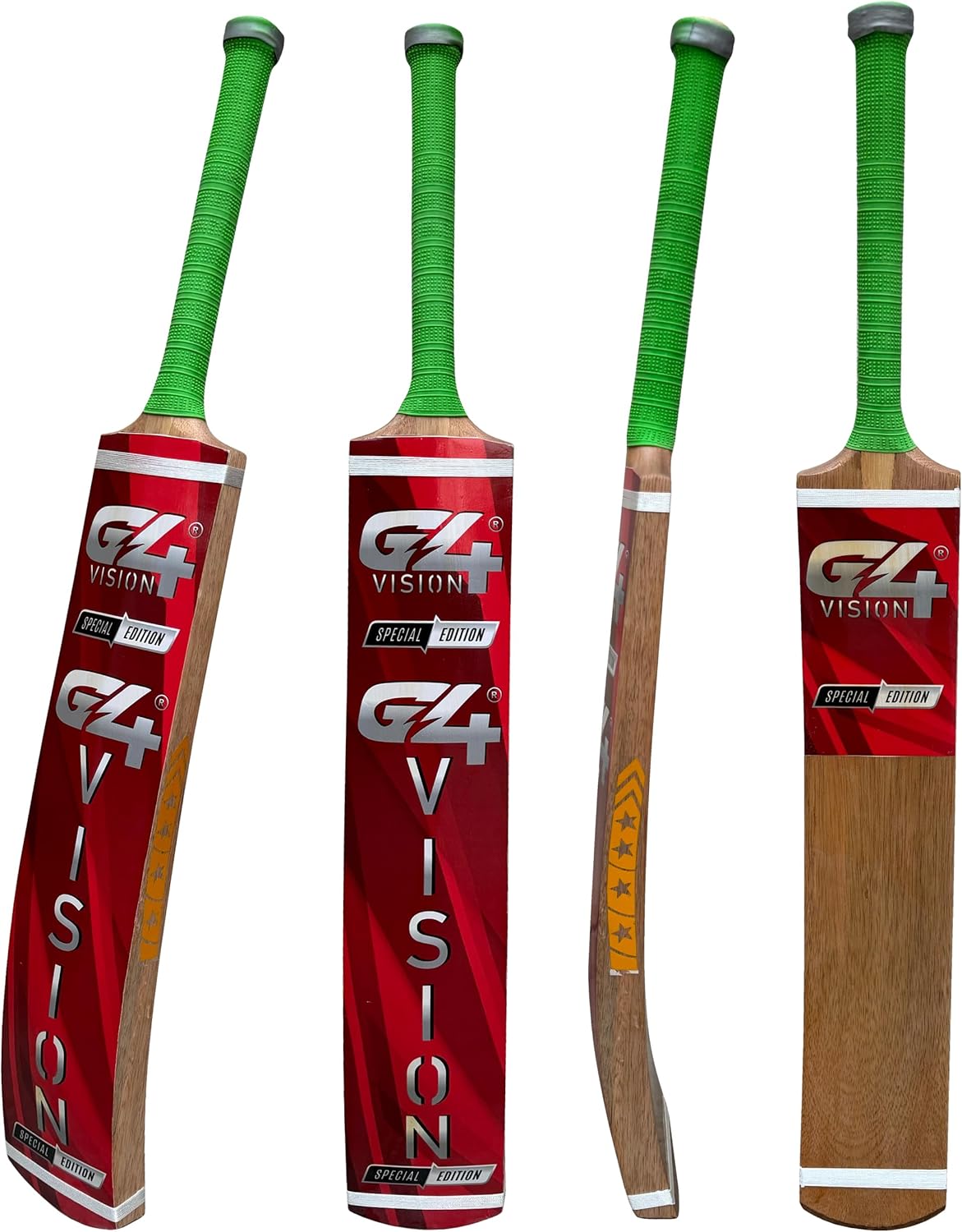 ChochoTrack Cricket Bat Ultimate Edition: Handmade Coconut Wood, Full Size 4.5" Adult Long Handle for Tennis & Tape Ball