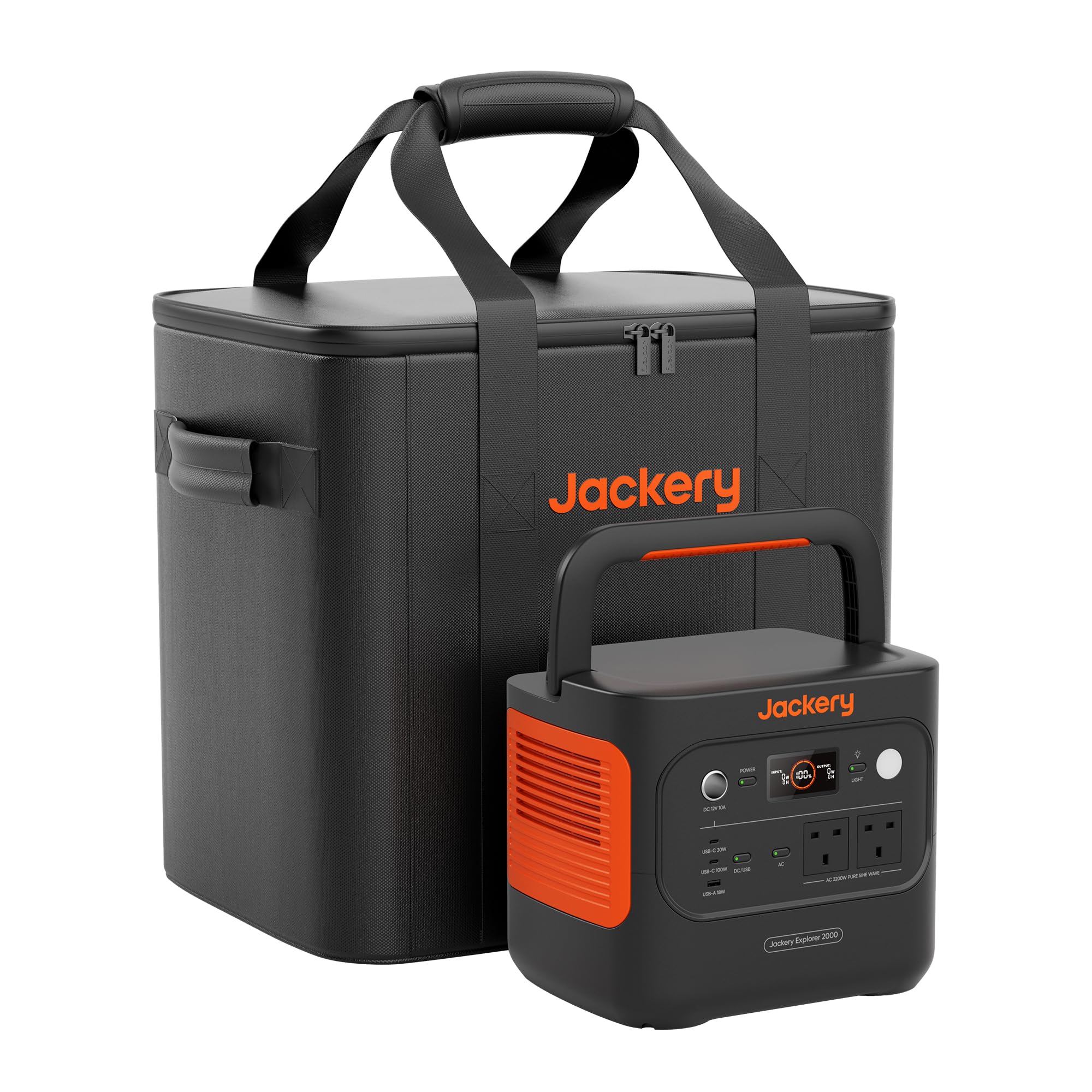Jackery Solar Generator 2000 v2 with 200W Solar Panels, 2042Wh/2200W LiFePo4 Portable Power Station, USB-C PD 100W Fast Charging for Road Trips/RVing/Outdoor Camping/Daily Energy Storage — view 14