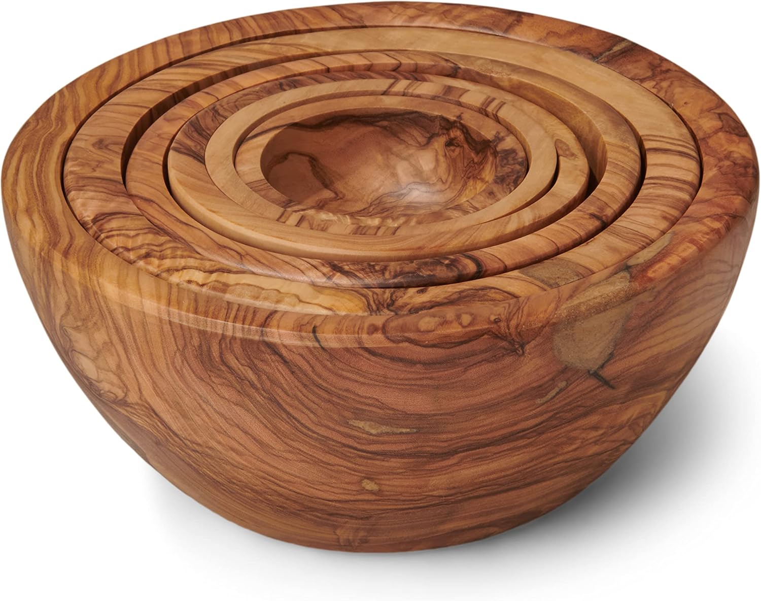 Berard Set of 6 Olivewood Bowls with Gift Box