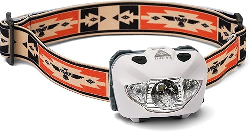 Miniatura 10 de Faros delanteros de tercer ojo, potente y elegante linterna LED para campamento, 168 lúmenes, luz roja y blanca, inclinación ajustable, múltiples