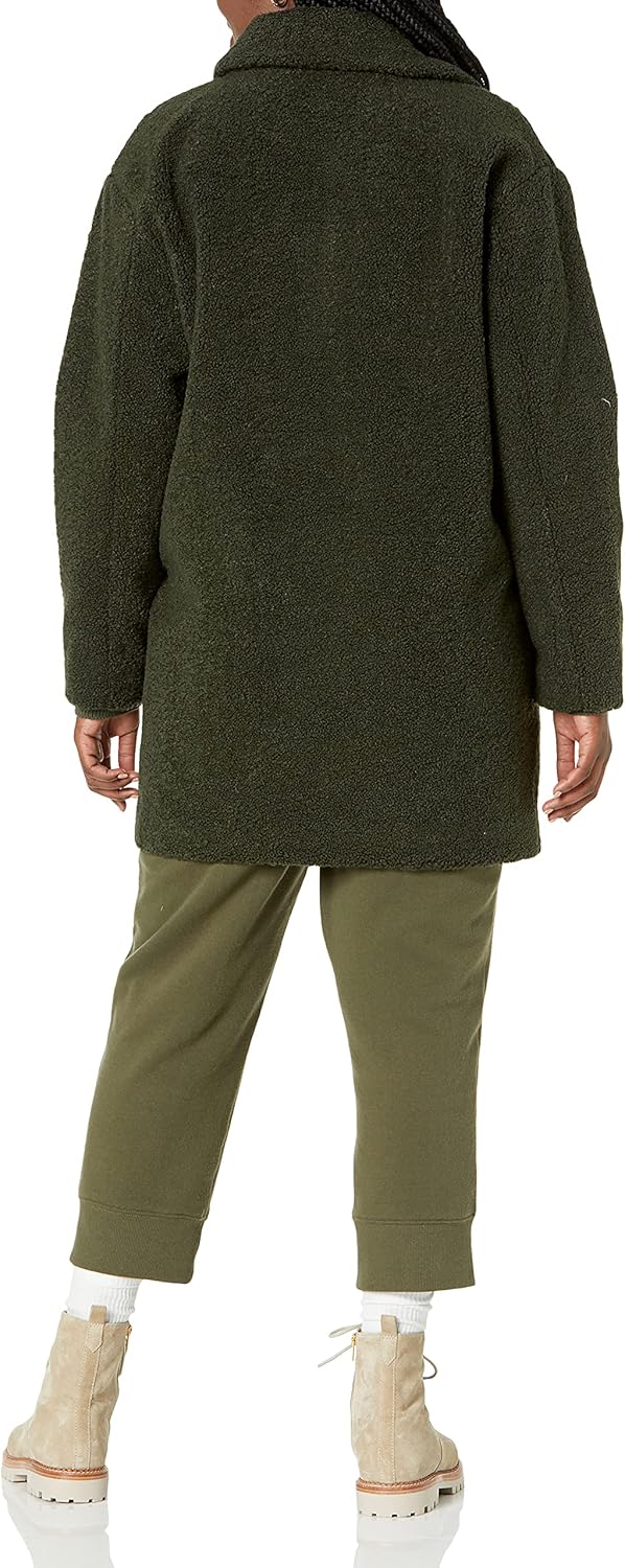 Amazon Essentials Women's Teddy Bear Fleece Oversized-Fit Lapel Jacket (Previously Daily Ritual) - Image 2