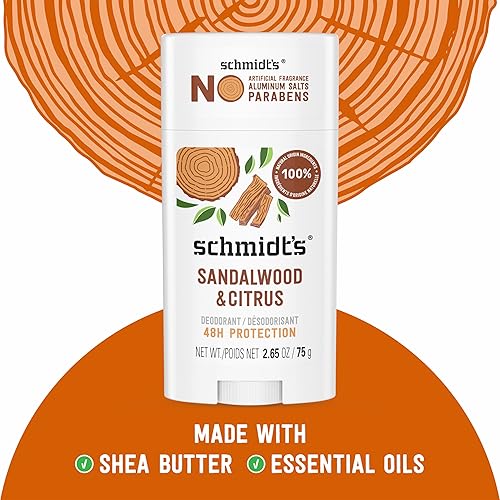 Miniatura 9 de Schmidts Desodorante natural sin aluminio para mujeres y hombres bergamota y lima con protección contra olores de 24 horas certificado libre de