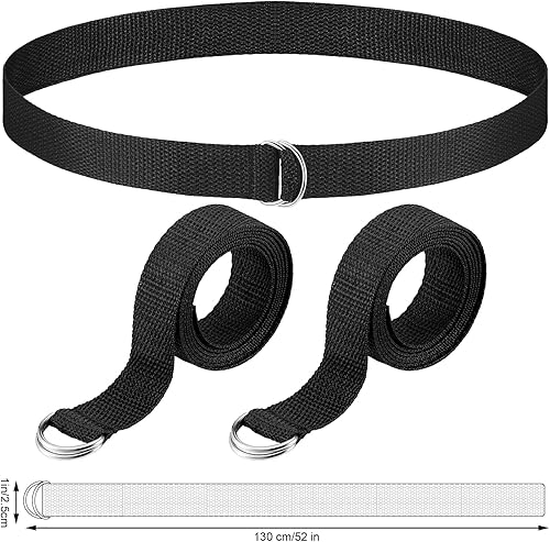 Miniatura 10 de Web - Cinturón de fútbol de 52 pulgadas de largo, con anillo en D para hombres, mujeres, jóvenes, niños y niñas, bandera de fútbol