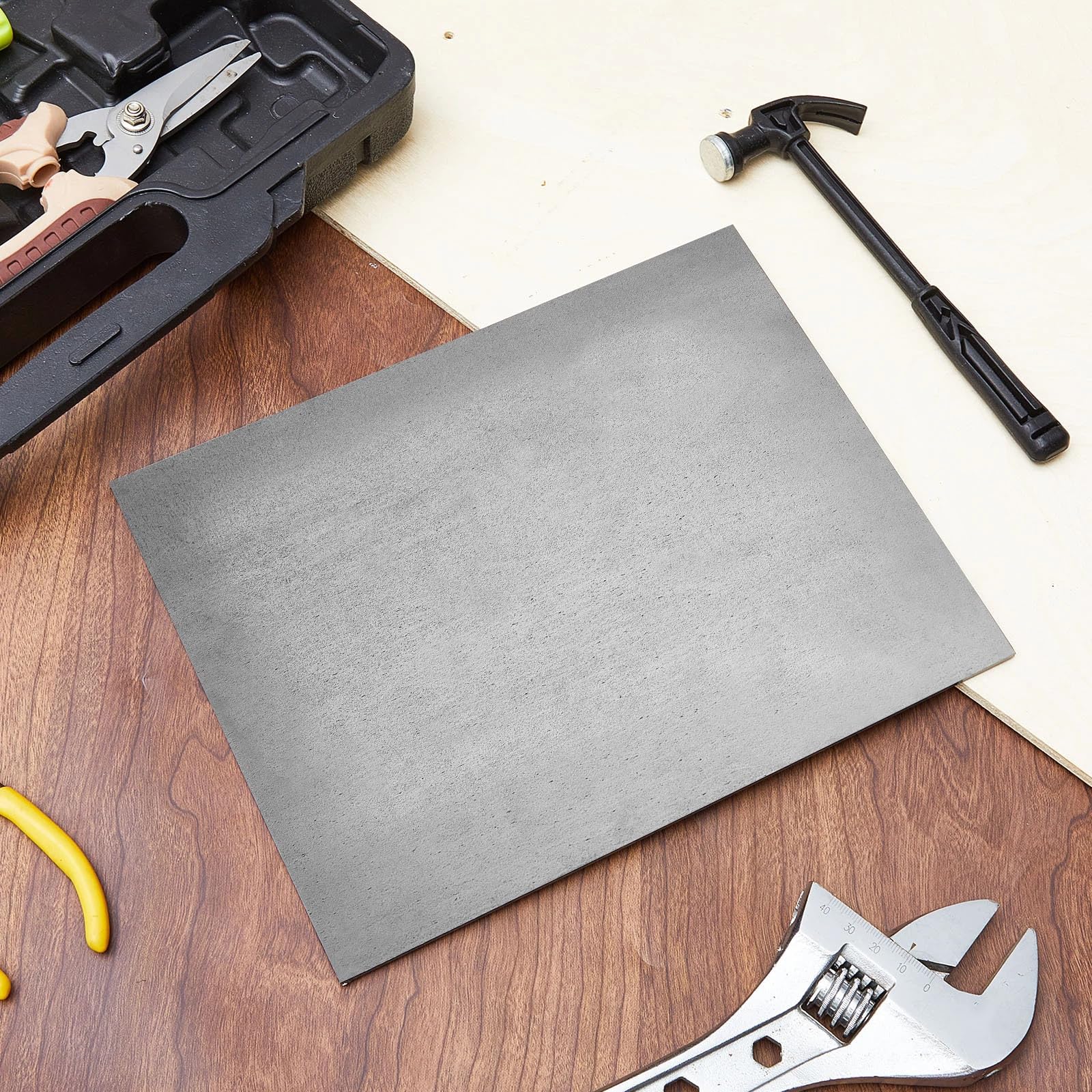Photect 2 placas de acero laminado en caliente de 1/8 x 8 x 10 pulgadas, chapa de acero inoxidable A36 soldable