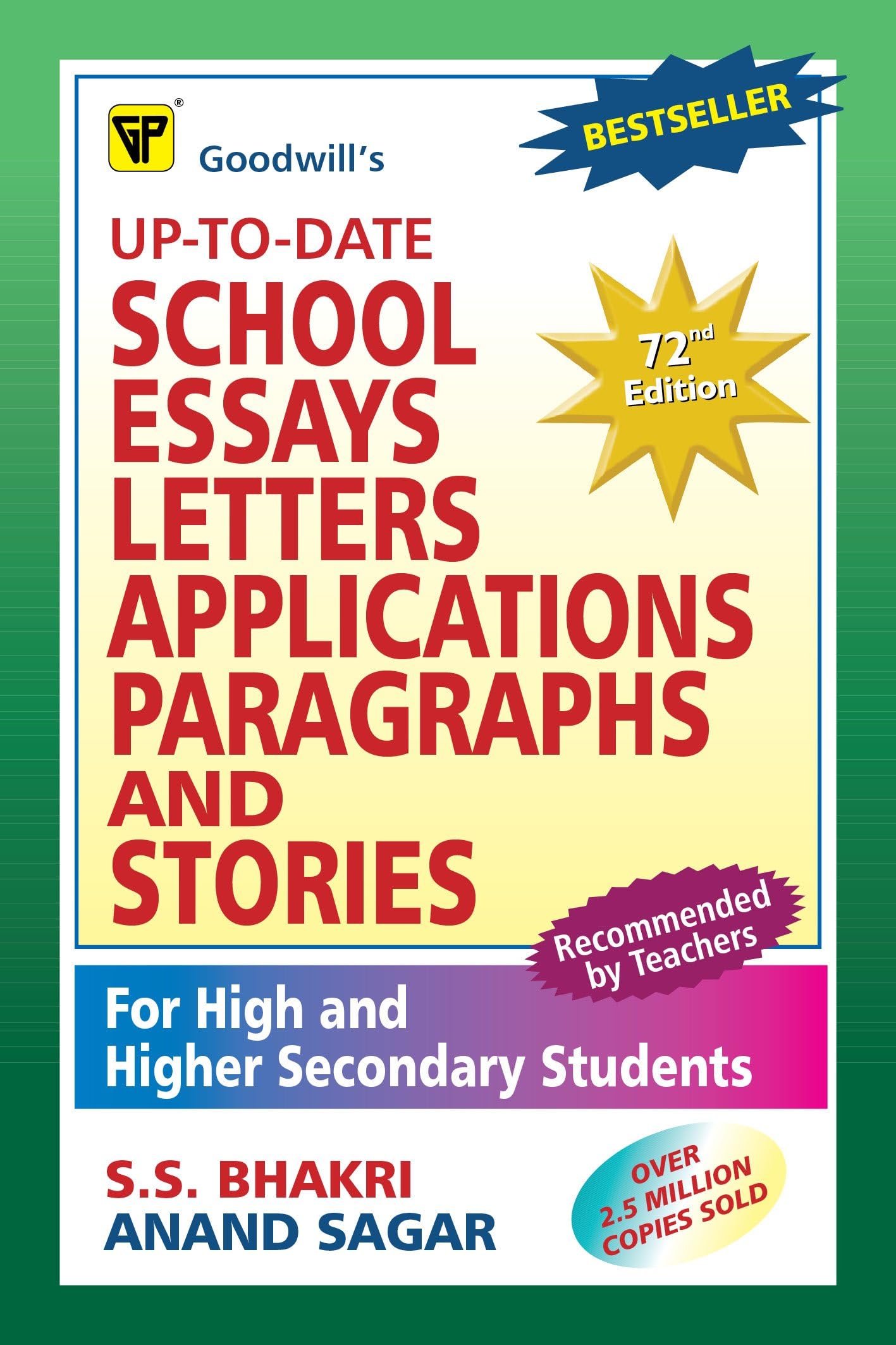 Up-to-date School Essays, Letters, Applications, Paragraphs And Stories Paperback โ Big Book, 25 April 2019