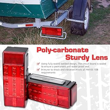 Amazon.com: LINKITOM New Submersible LED Trailer Light Kit, Super