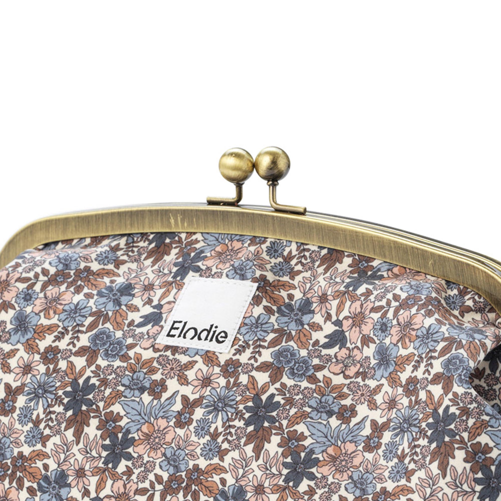 Elodie Details Bolsa de Aseo Zip&Go de Lona - Forma rígida - Cambio de bebé y Accesorios - Jardin Bleu