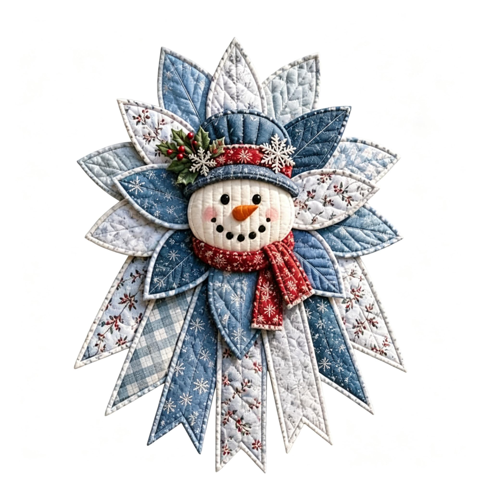 Quilted Christmas Tree Door Hanging Kit | DIY Wreath Sewing Project Kits