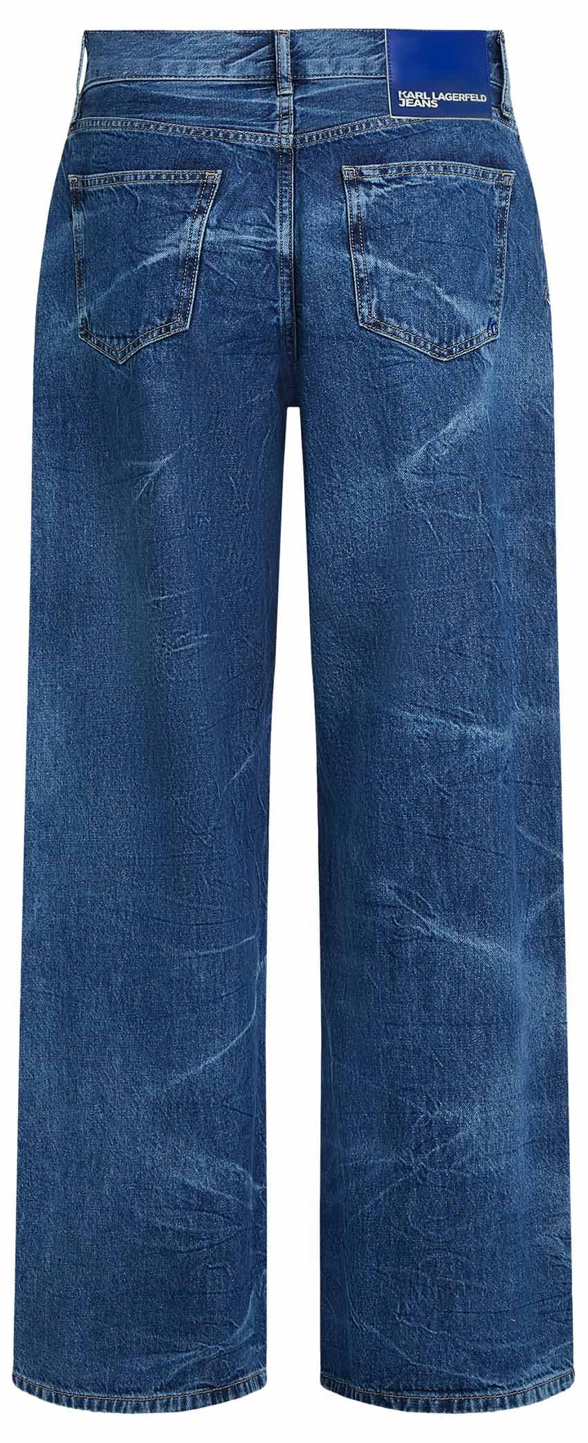 Karl Lagerfeld Jeans Donne Low Rise Wide Leg Denim