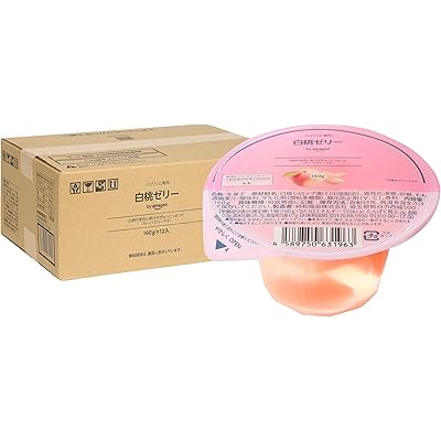by Amazon 白桃ゼリー 160ｇ 12個入り 国内製造