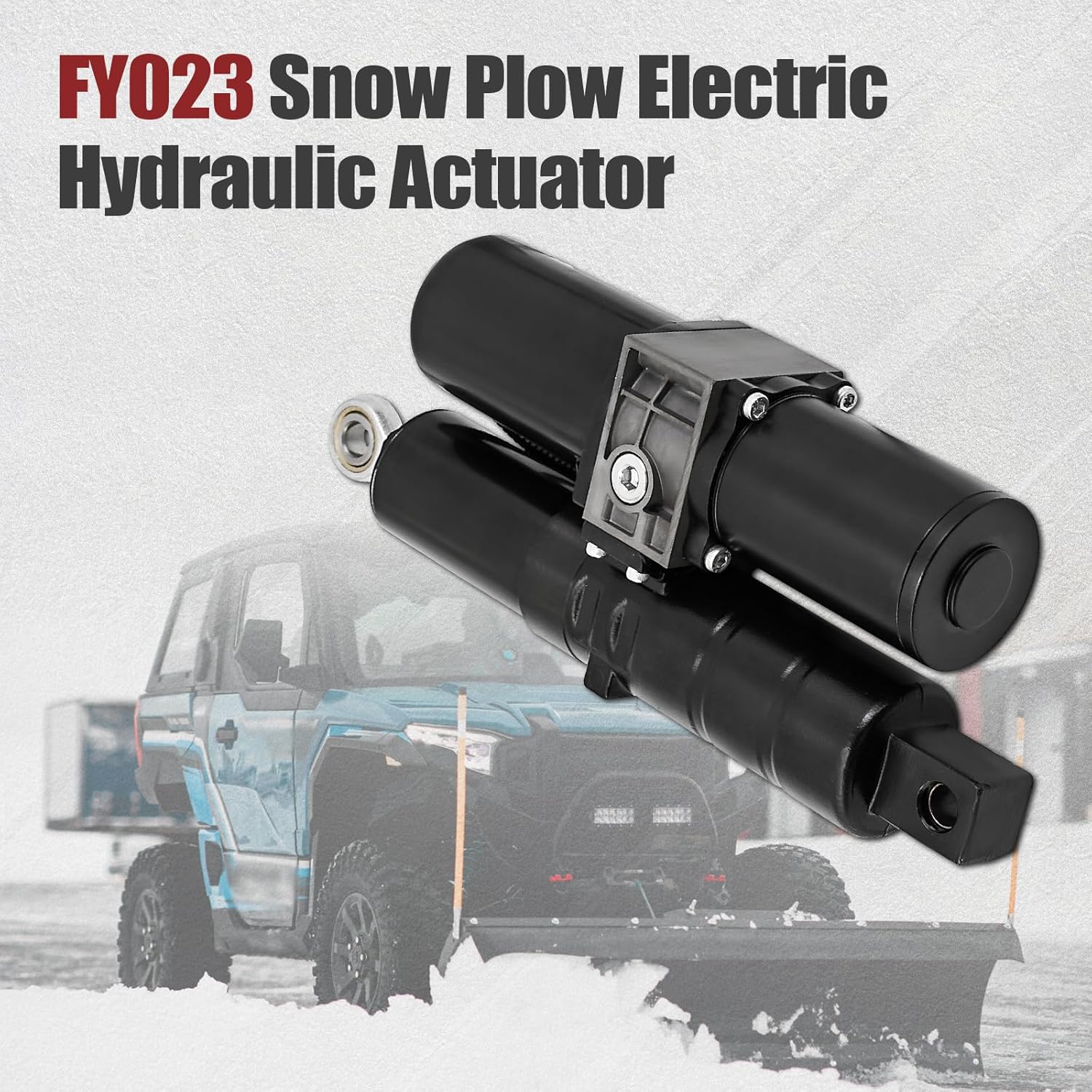 FY023 Hydraulic UTV Snow Plow System Actuator Fits for Denali Standard Pro Series UTV Plow Pushtubes SuperATV Plow Pro UTV Plow