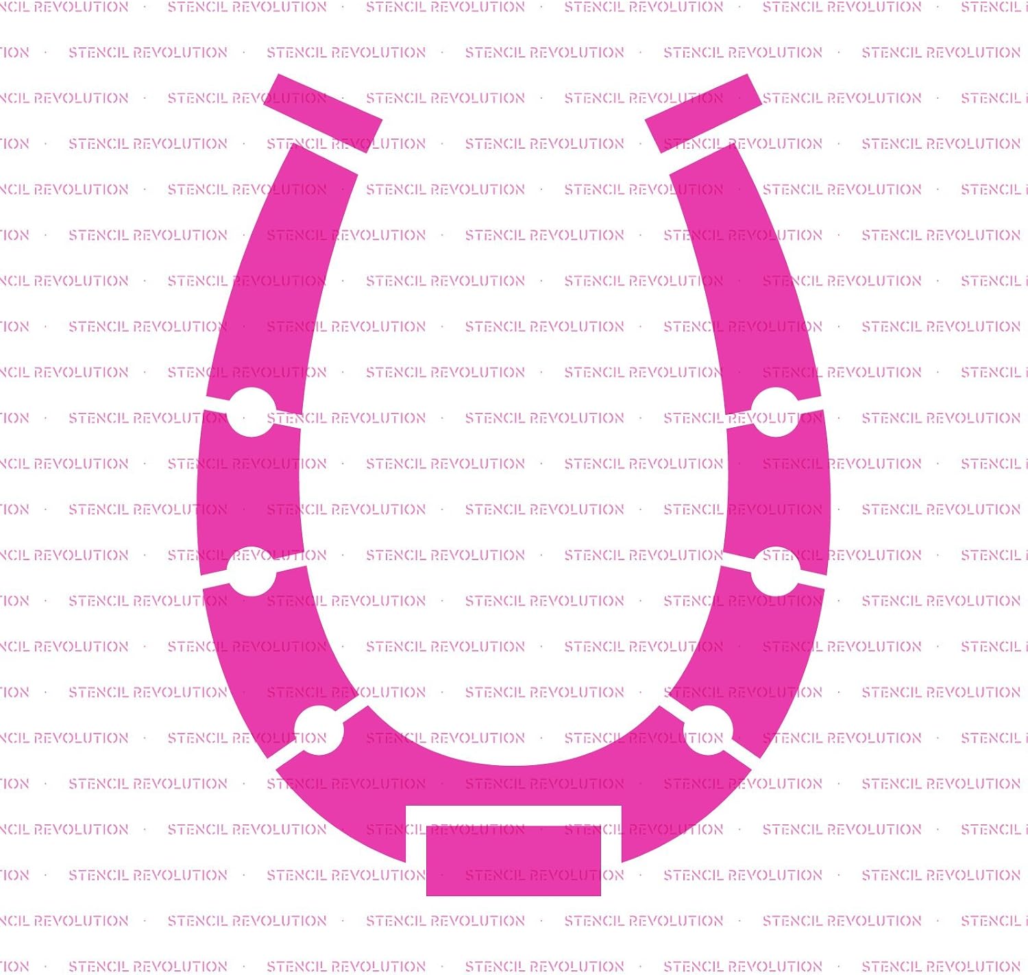Horseshoe Stencil - Horseshoe Art, Horseshoe Stencils, Horseshoes, Western Stencil, Owboy Stencil