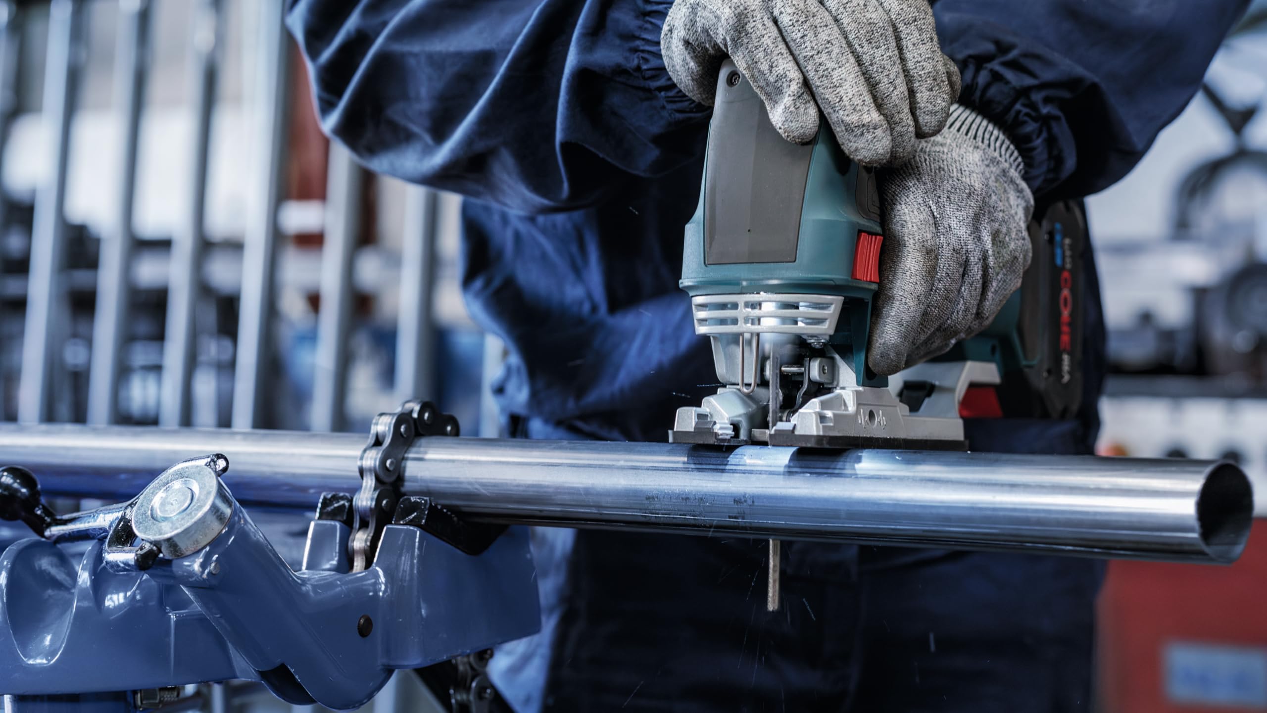 Image secondaire de Lame de Scie Sauteuse Bosch PRO Metal pour Tuyaux et Profilés - 132 mm