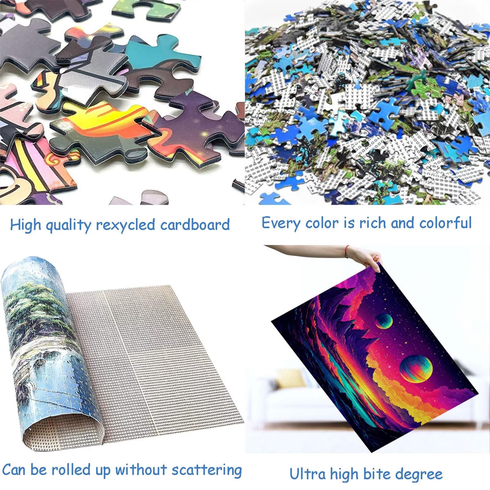 Puzzle 3000 elementów górskie puzzle dla dorosłych jezioro 122 x 81 cm Unikalne rzemiosło klasyczne 3D drewniane układanka do rodzinnych gier biznesowych, układanka do samodzielnego wykonania nawet do