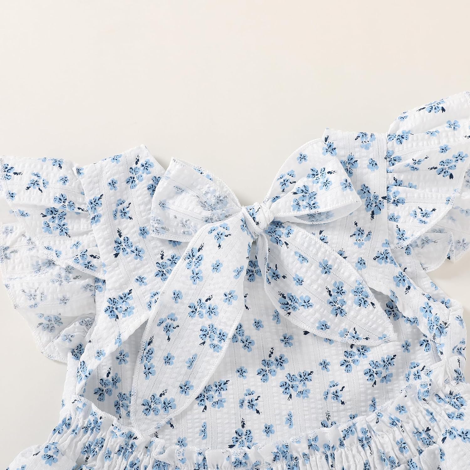 Toddler Girl Summer Dress Outfits Backless Bow Family Photo Sundress Dresses Clothes for Baby Girls