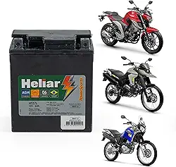 Bateria Moto Xtz Lander Tenere Fz25 Fazer Xr Tornado Twister 250 Cb 300 Nx4 Falcon 400 Nx400i Cb300 Heliar 12v 6ah