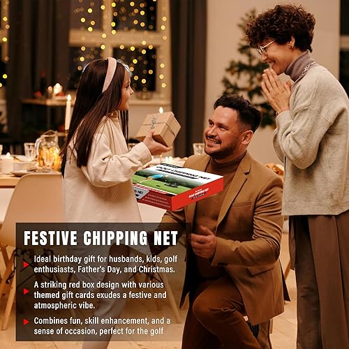 Miniatura 6 de Red de astillado de golf emergente ayuda definitiva de chip de entrenamiento para precisión y distancia, al aire libre  Práctica interior, regalo de
