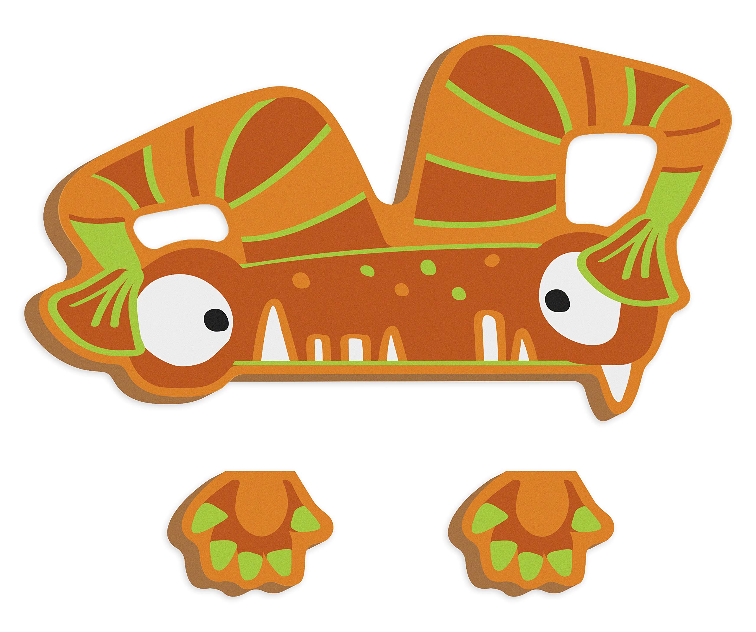 Small Foot 12083 ABC Monster Woody Wooden Letters Ideal as Decoration of Wooden Letters, Decoration or Door Sign