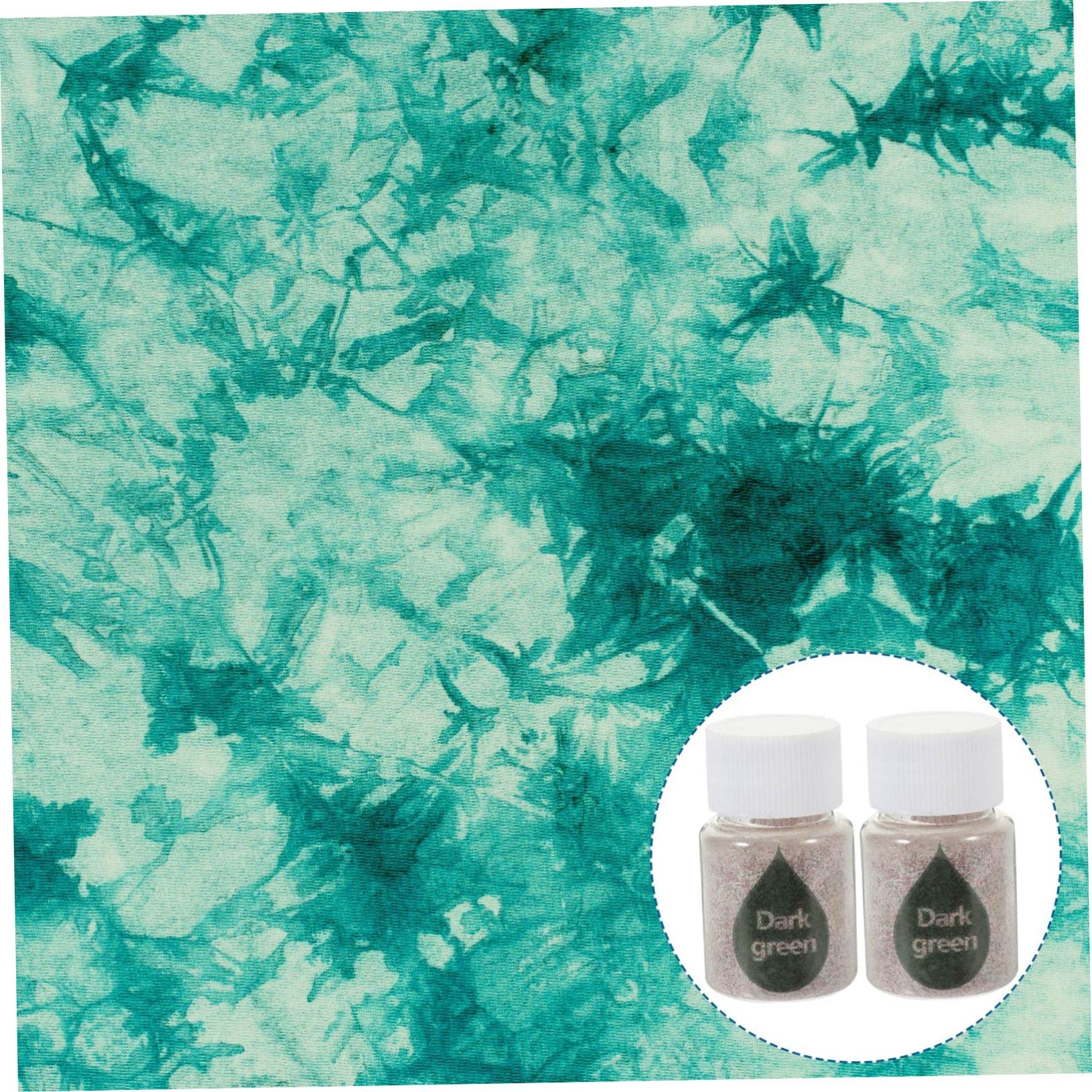Operitacx DIY Tie Dye Kit Green Dye 40g for Cotton Silk Linen Family Entertainment Fun