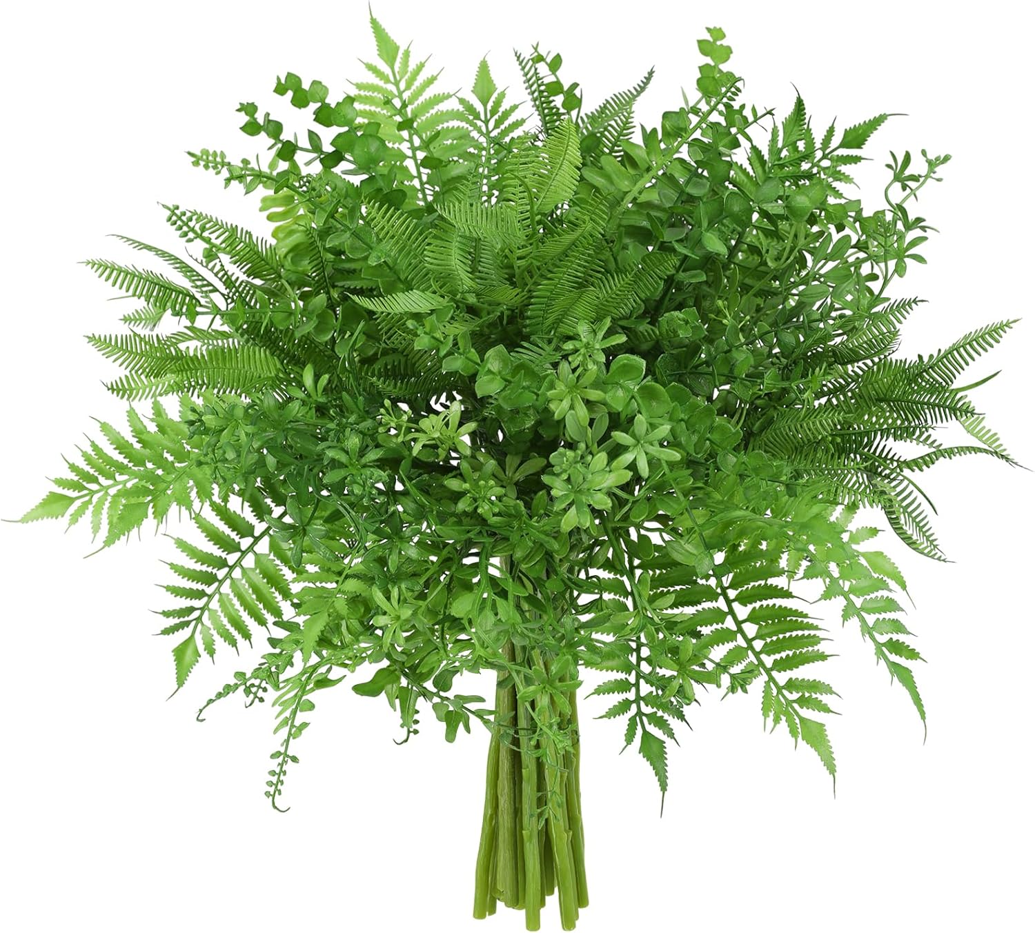 Floralsecret 20pcs Artificial Boston Fern Plants Faux Greenery