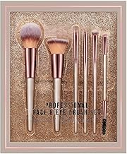 6 Pcs Premium Professional Makeup Brush Set Brushes for Face and Eye Easy Blending for Cream, Liquid & Powder Formulation