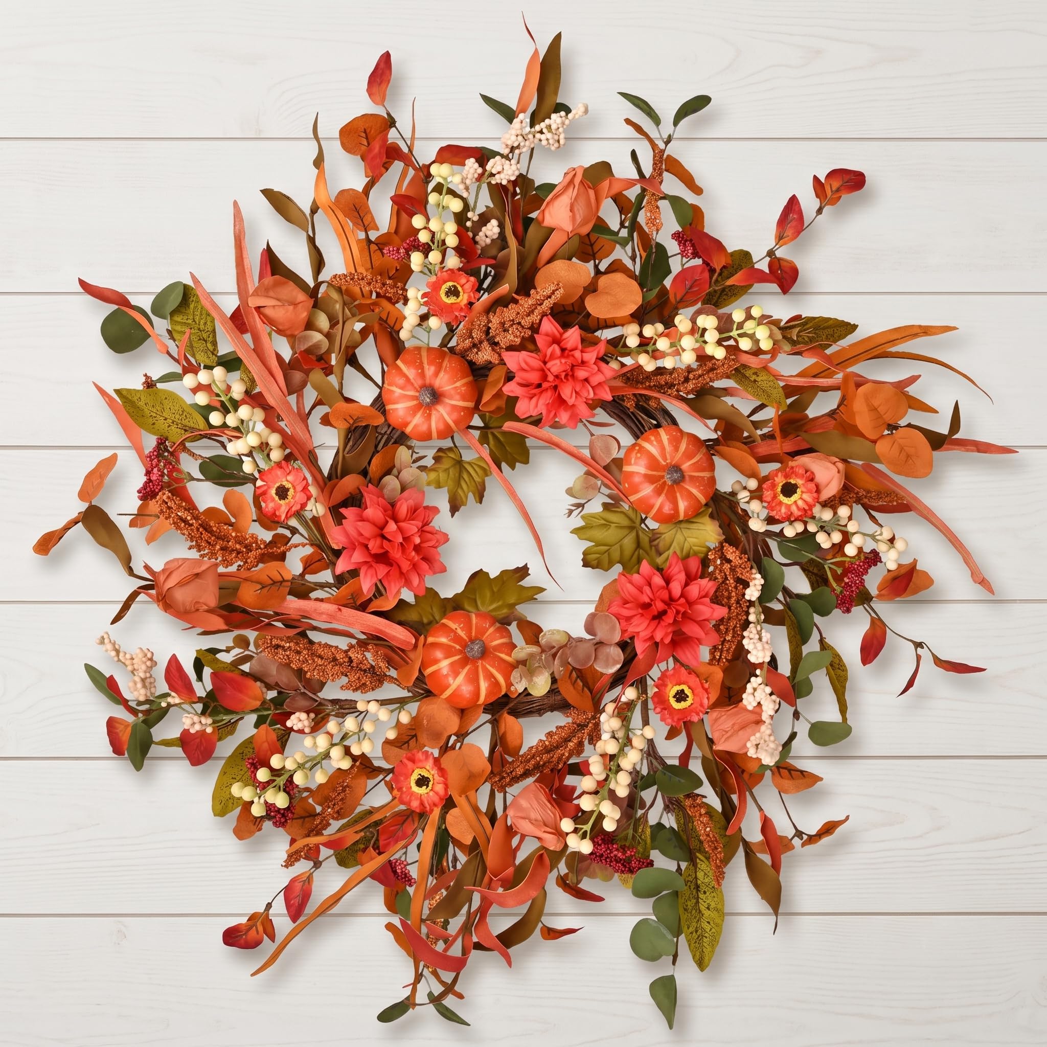 Montekin Pumpkin Fall Wreath
