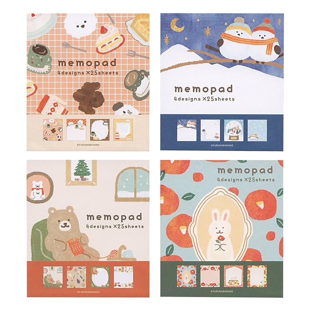 うなぎのメモ帳 Amazon.co.jp: 古川紙工 メモパッド ゆきぞらシマエナガ LM291