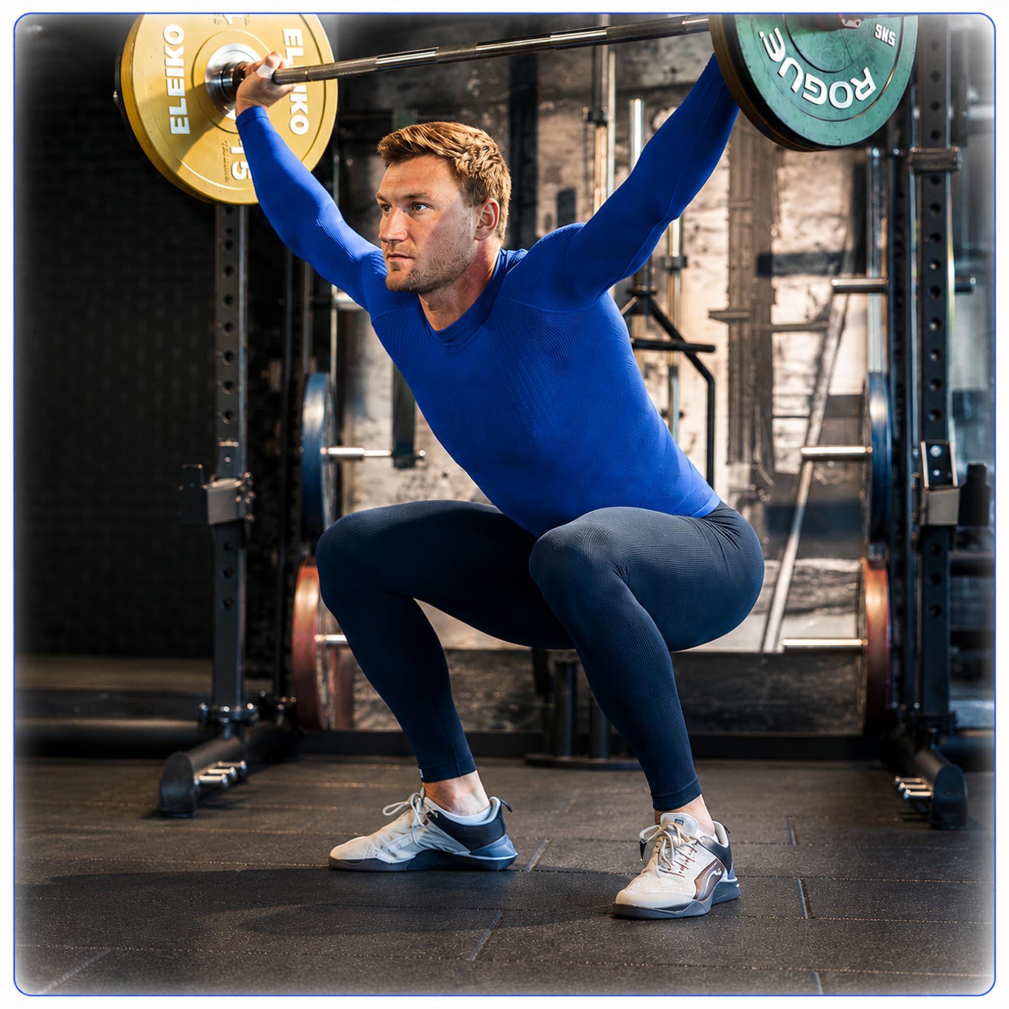 BAUERFEIND Kompressions-Hose „Sports Compression Tights Long“, Sporthose für Herren, Lang, Für verbesserte Durchblutung der Beinmuskulatur, Polyamid/Elasthan