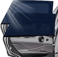 Joyblossom Baby Car Sun Shades, 2 Piece Socks for Children and Animals, Block UV Rays Anti Mosquito Net, Universal Size for Most Cars, Blue