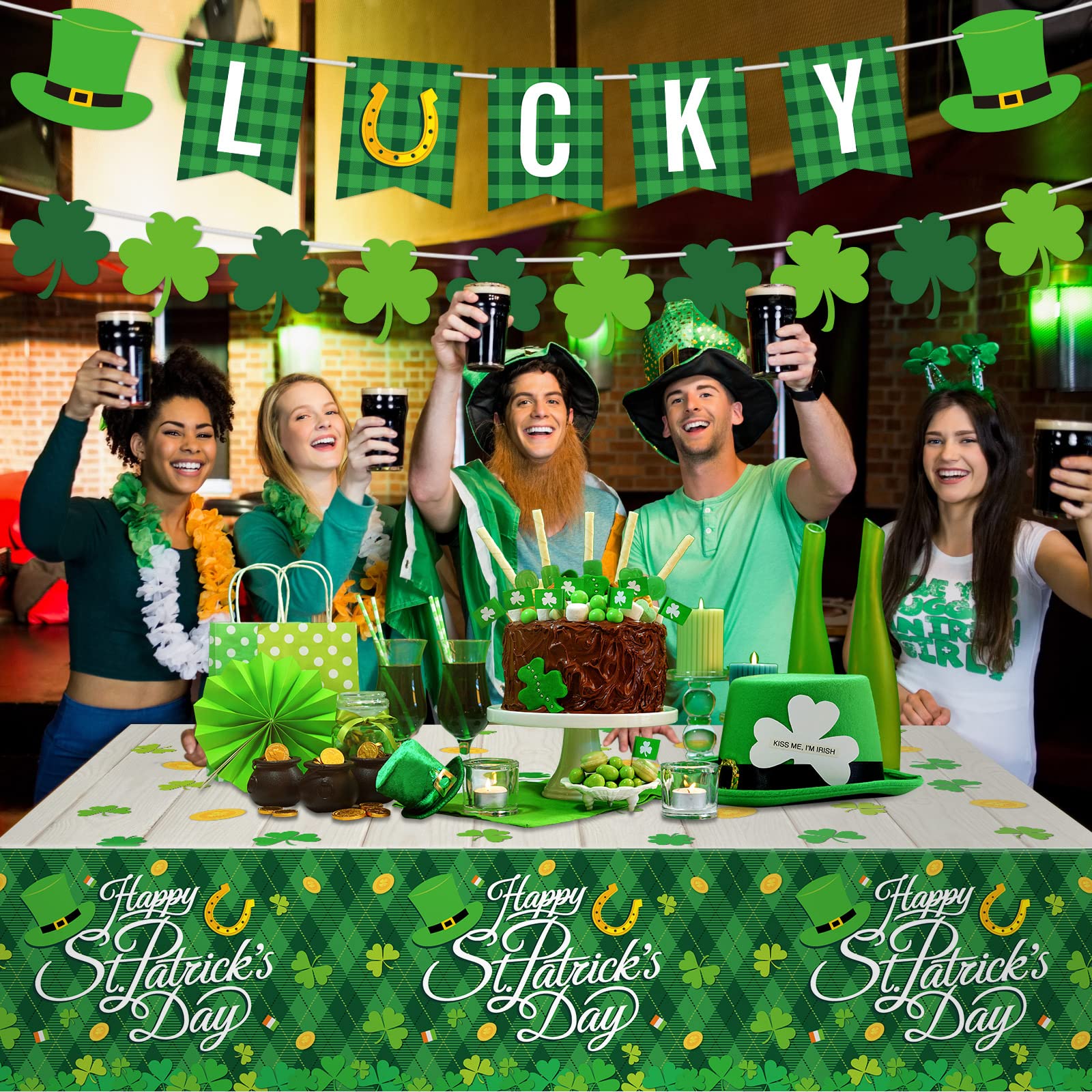 St Patrick's day Papieren servetten
