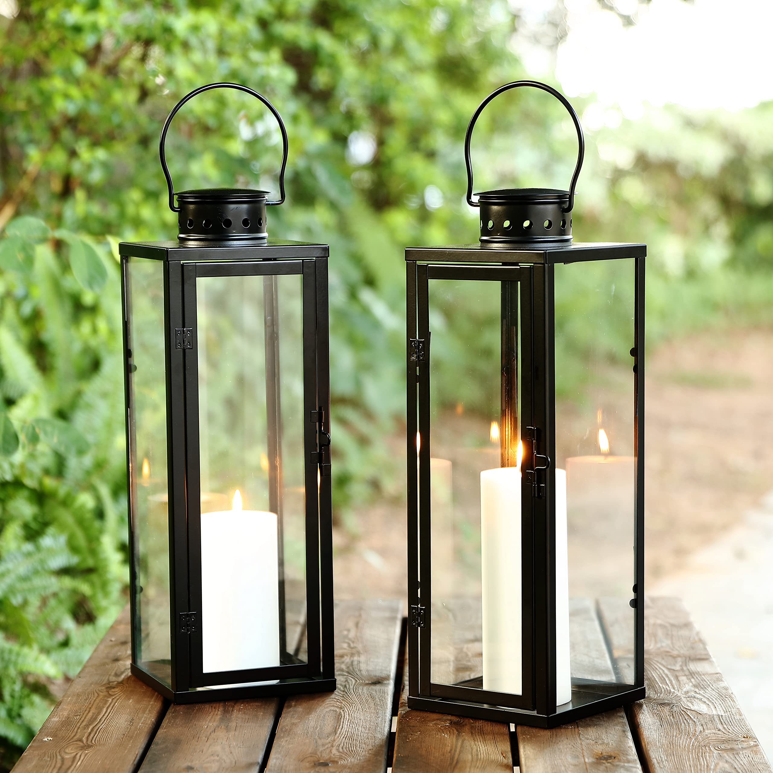 Amazon.com: SAFAVIEH Lighting Collection Lorient Small Black/Clear