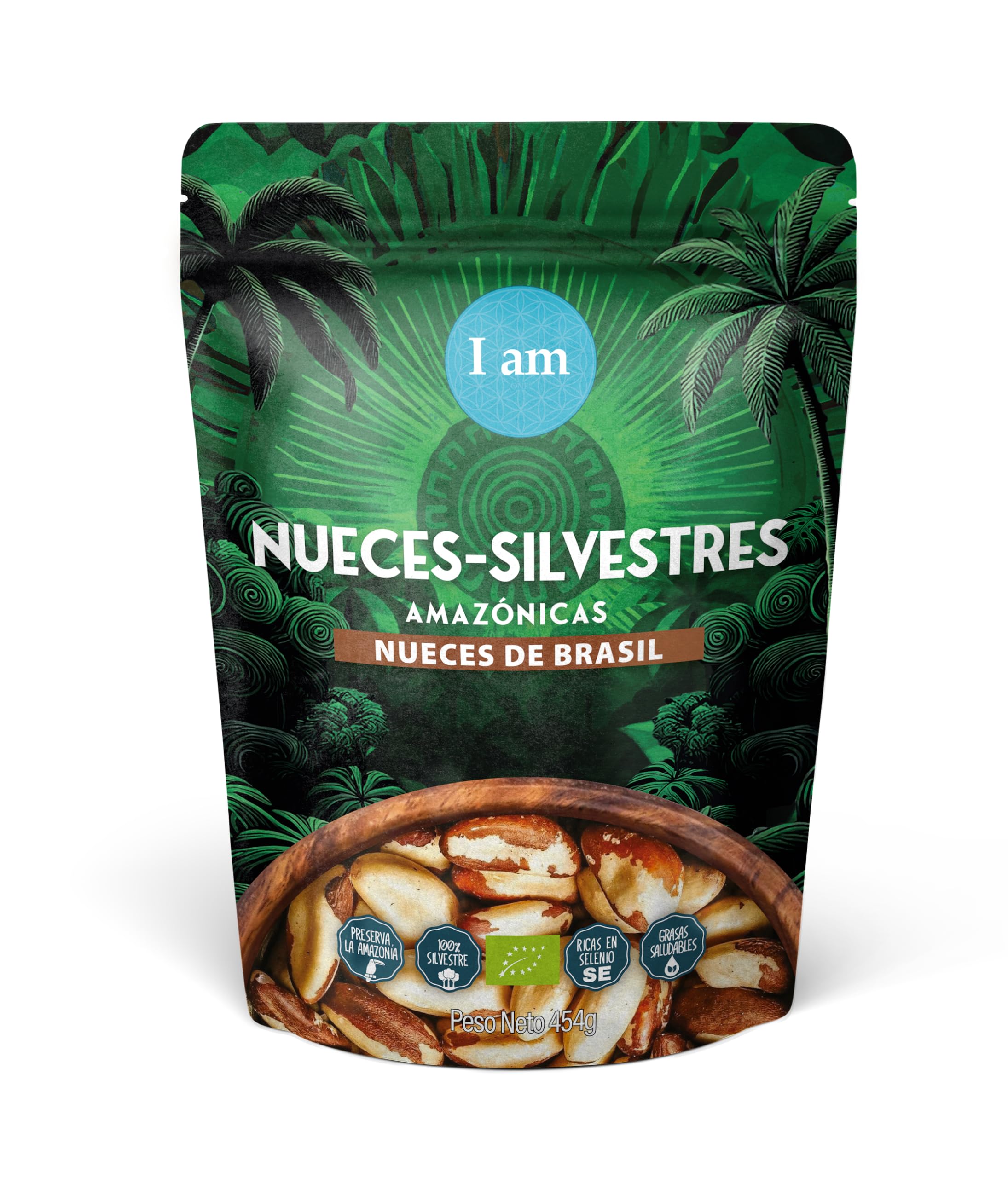Brazil Nuts It’s Good Energy Nueces del Brasil Salvajes Orgánicas | Nueces del Brasil crudas | 100% de crecimiento silvestre, recolectadas de forma sostenible | Ricas en selenio