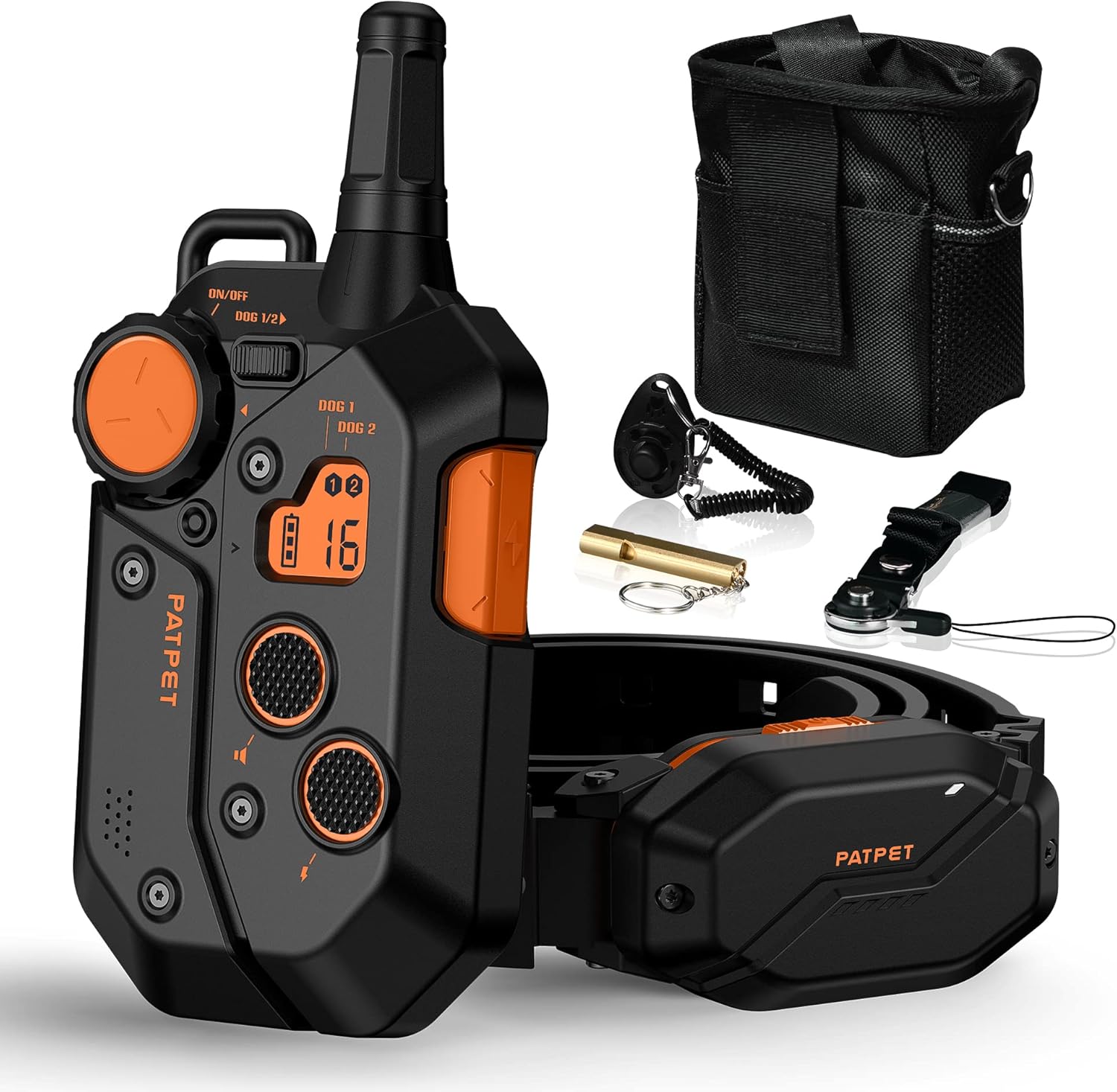 3/4 Mile Range Dog Shock E Collar, Dog Training Collar with