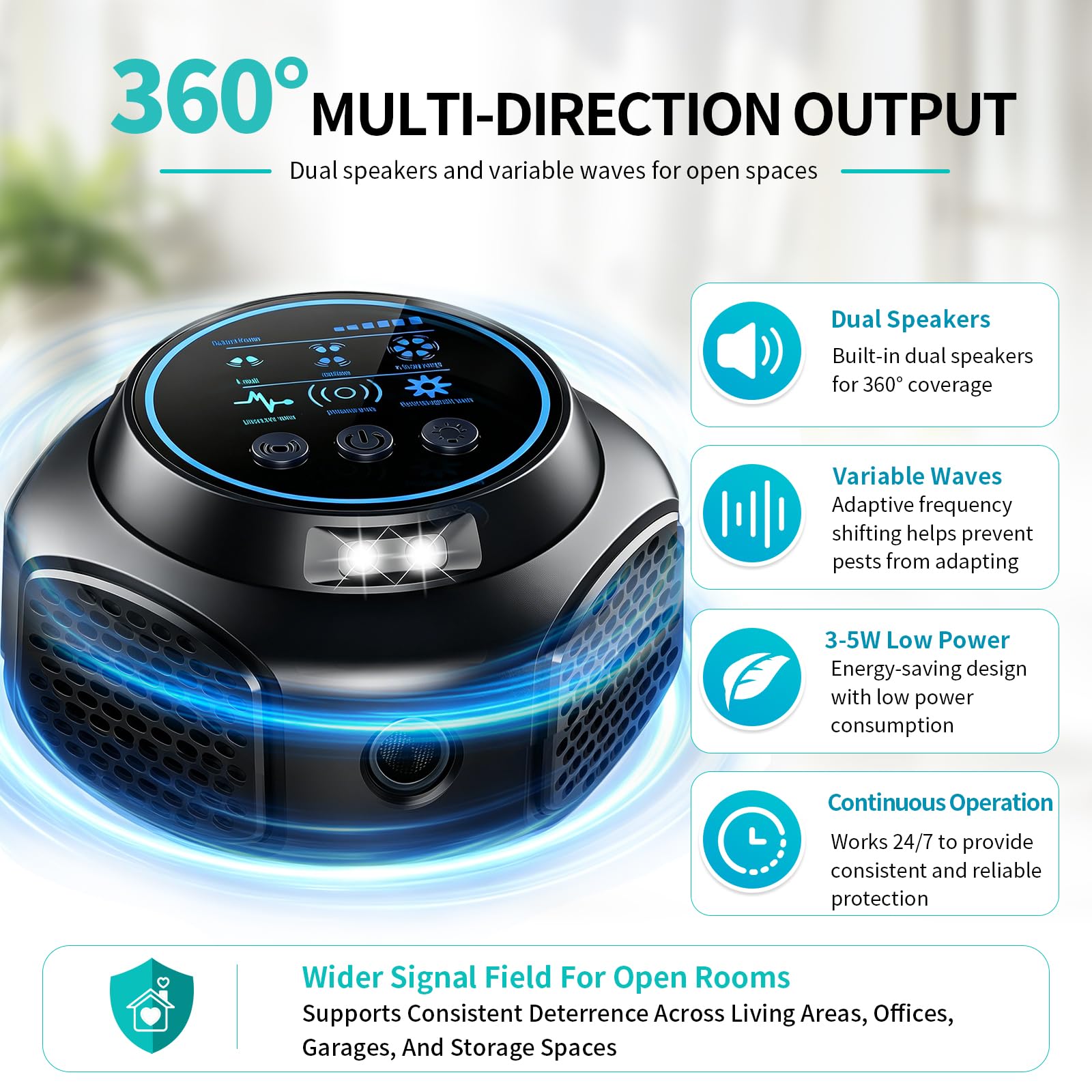 Ultrasonic Pest Repellent - Keep Rodents Away -6