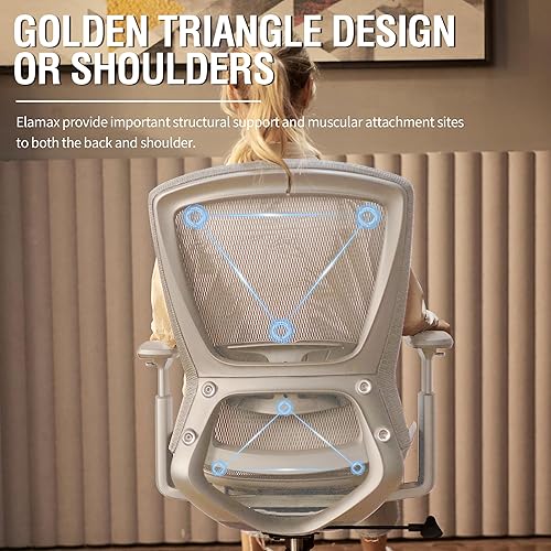 Miniatura 4 de Silla de oficina ELATASK 1096M All Grey Reposacabezas