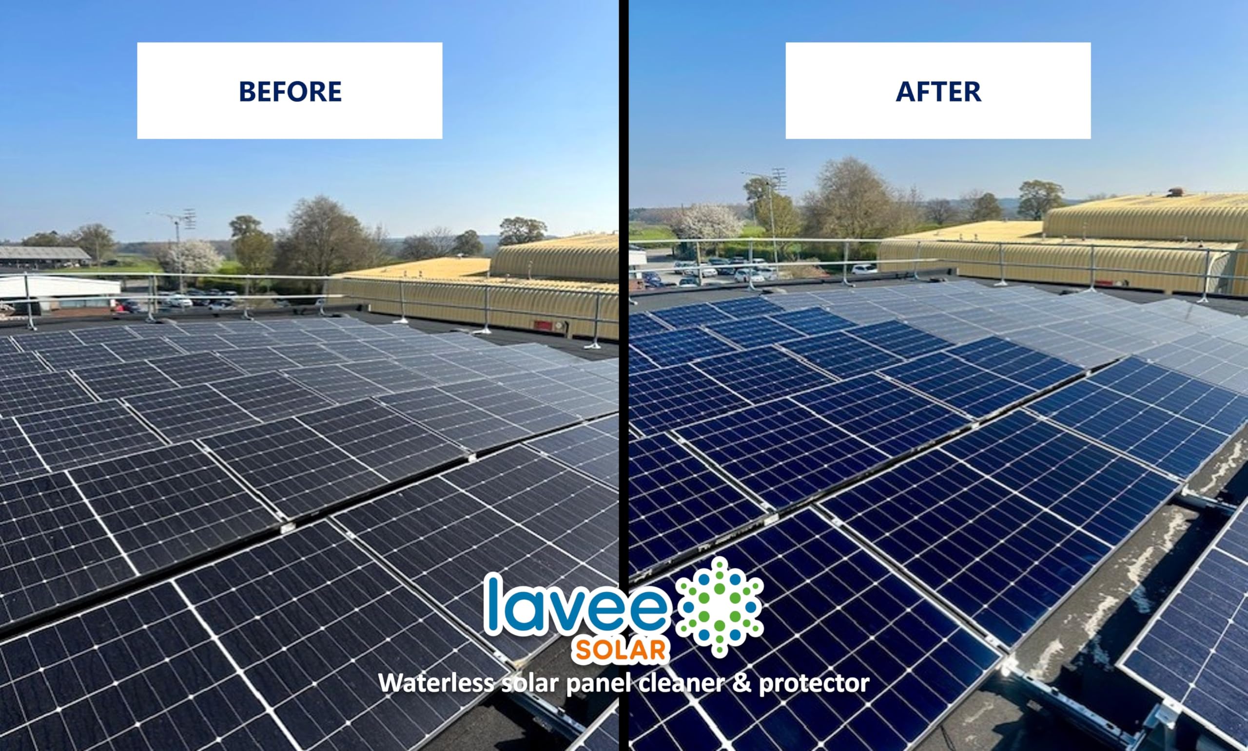 Nettoyant & Protecteur pour Panneaux Solaires sans Eau, 5L | Technologie Anti Saleté SmartShield | Prêt à l'Emploi | Biodégradable | Approuvé par les Fabricants PV | Nettoie ~100 Panneaux