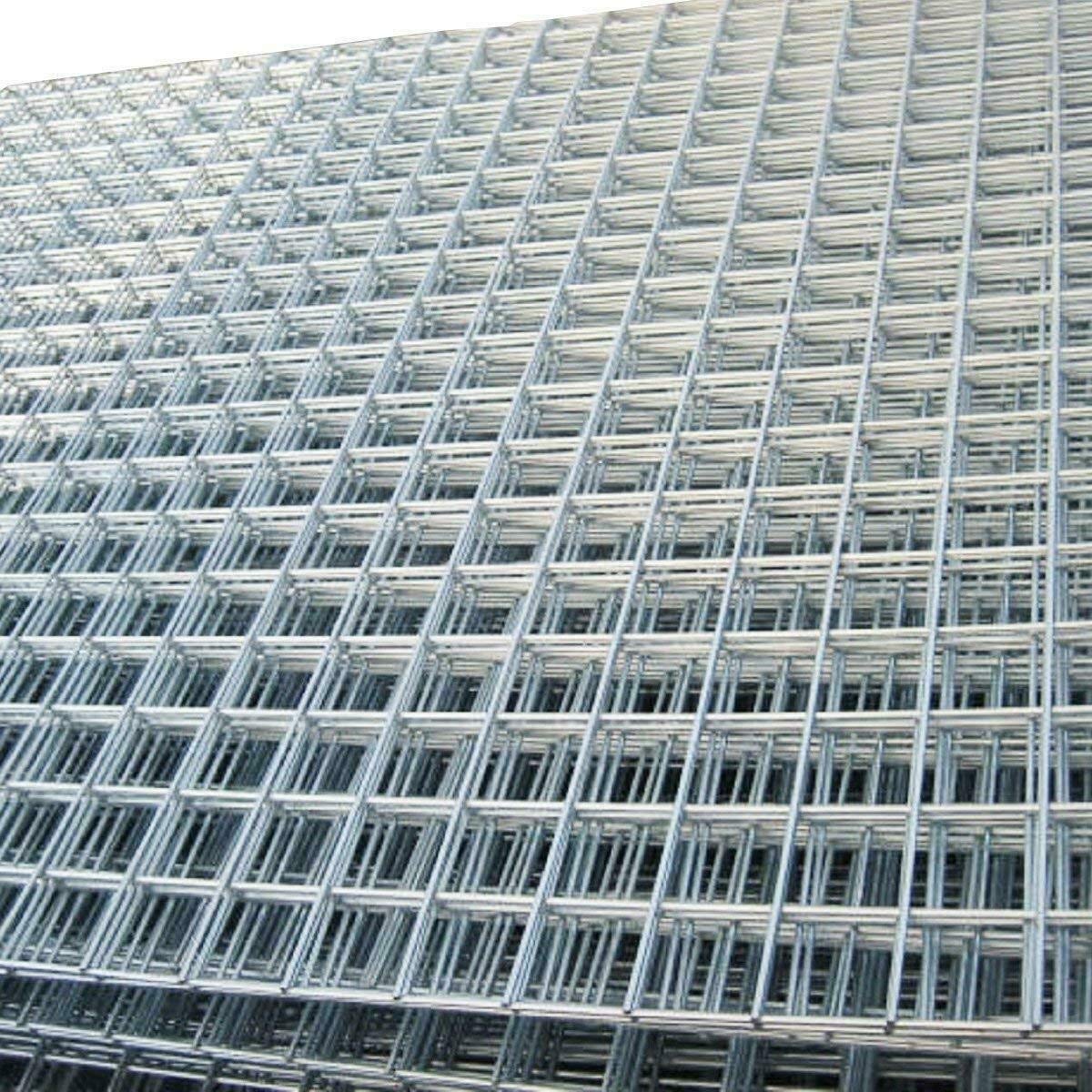 Galvanised wire mesh panels 8ft x 4ft, Set of 5 sheets, 12 Gauge 2" holes