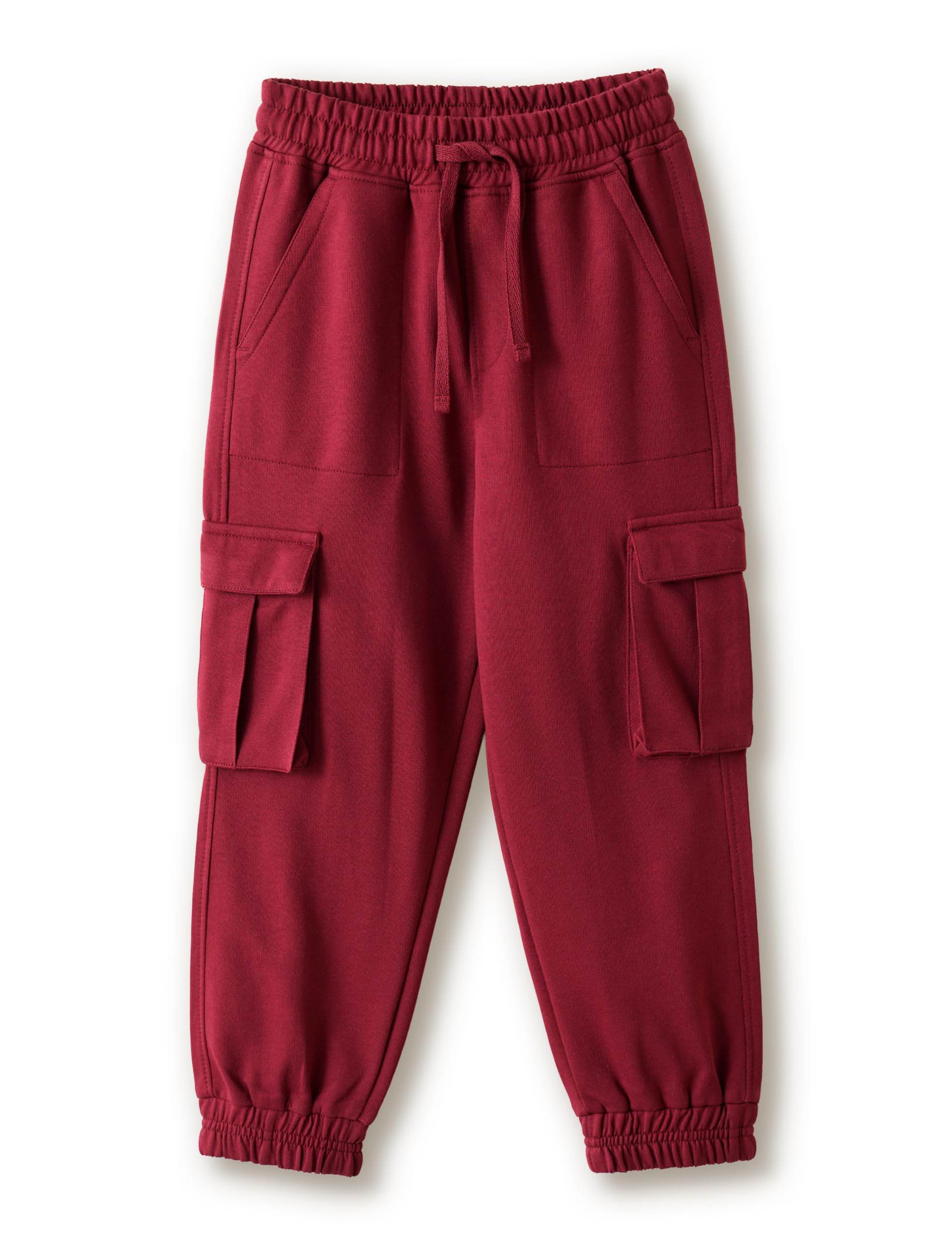 Amazon Brand - Symbol Kids Boys Cotton Blend Solid Cargo Track Pant-image-19