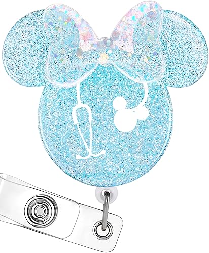 Soporte retráctil para carrete de identificación con clip de identificación para enfermera, enfermería, tarjeta de identificación, lindo y divertido