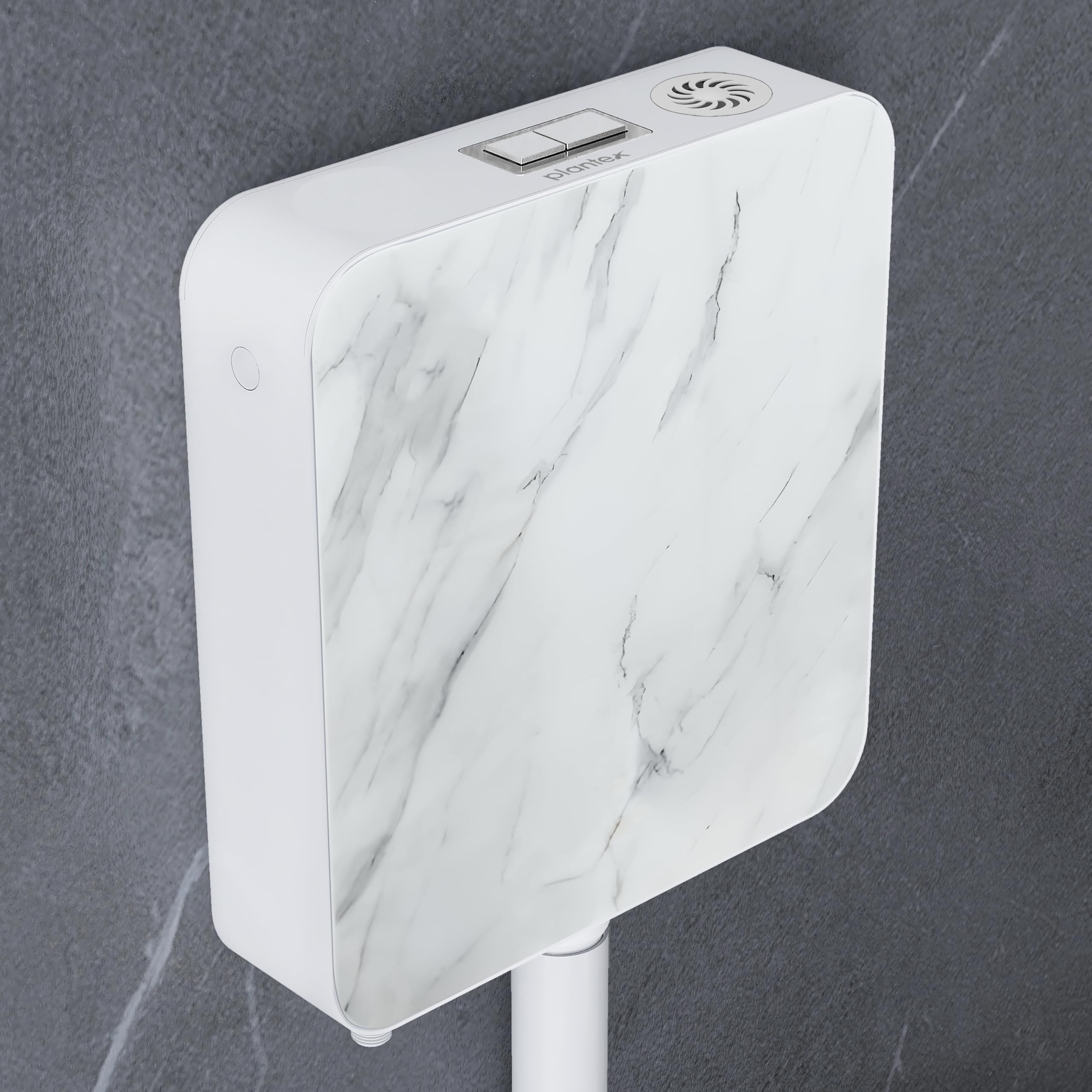 Plantex White Marble Printed Flush Tank for Toilet with 7 LTR Water Capacity/Polypropylene Toilet Flush Tank/Dual Flush Cistern with Air Freshener - Pack of 1-image-36