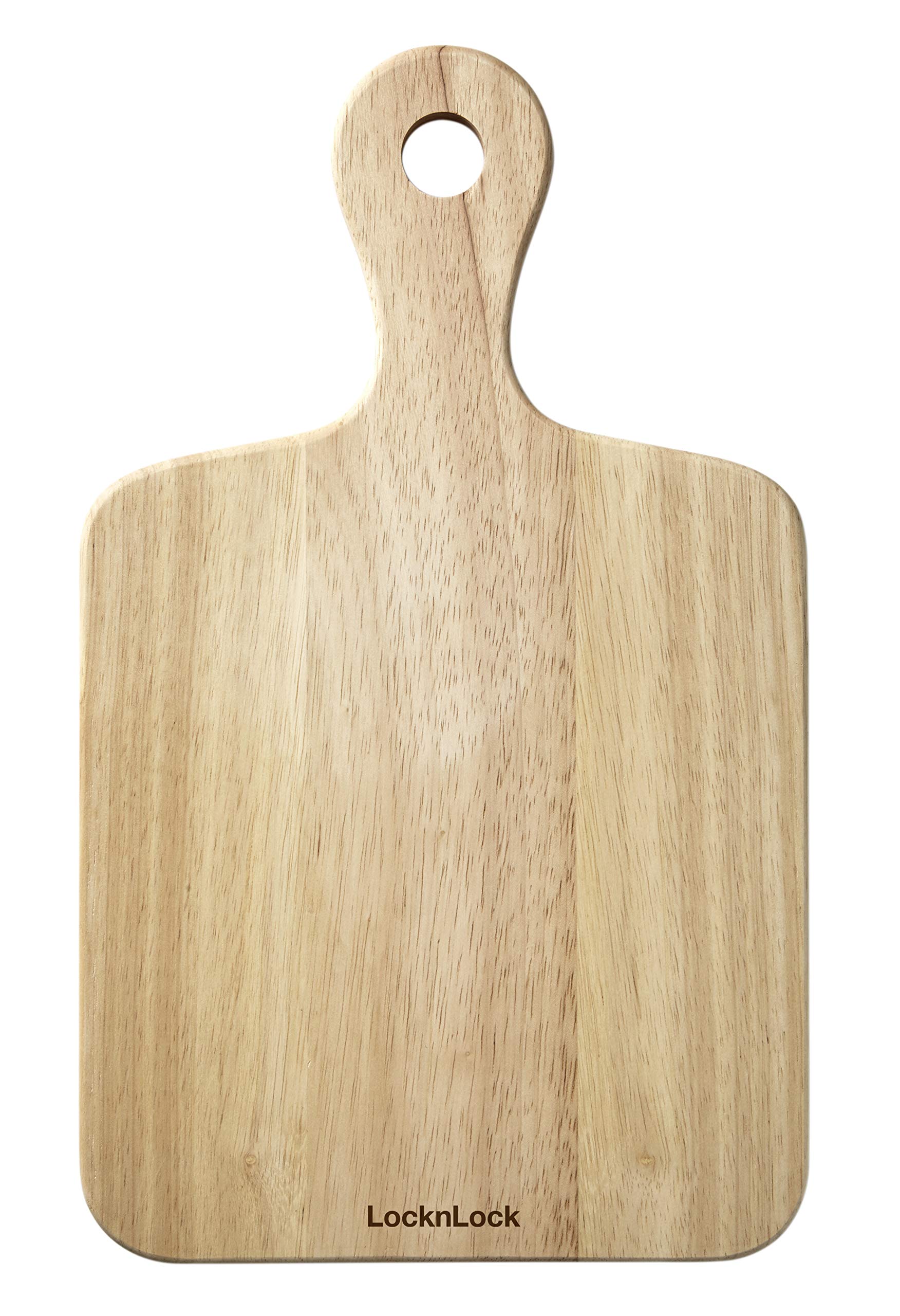 LocknLock Cutting Board Rubber Wood Ping Pong 350 X 210 12Mm Hckd017 Lock &