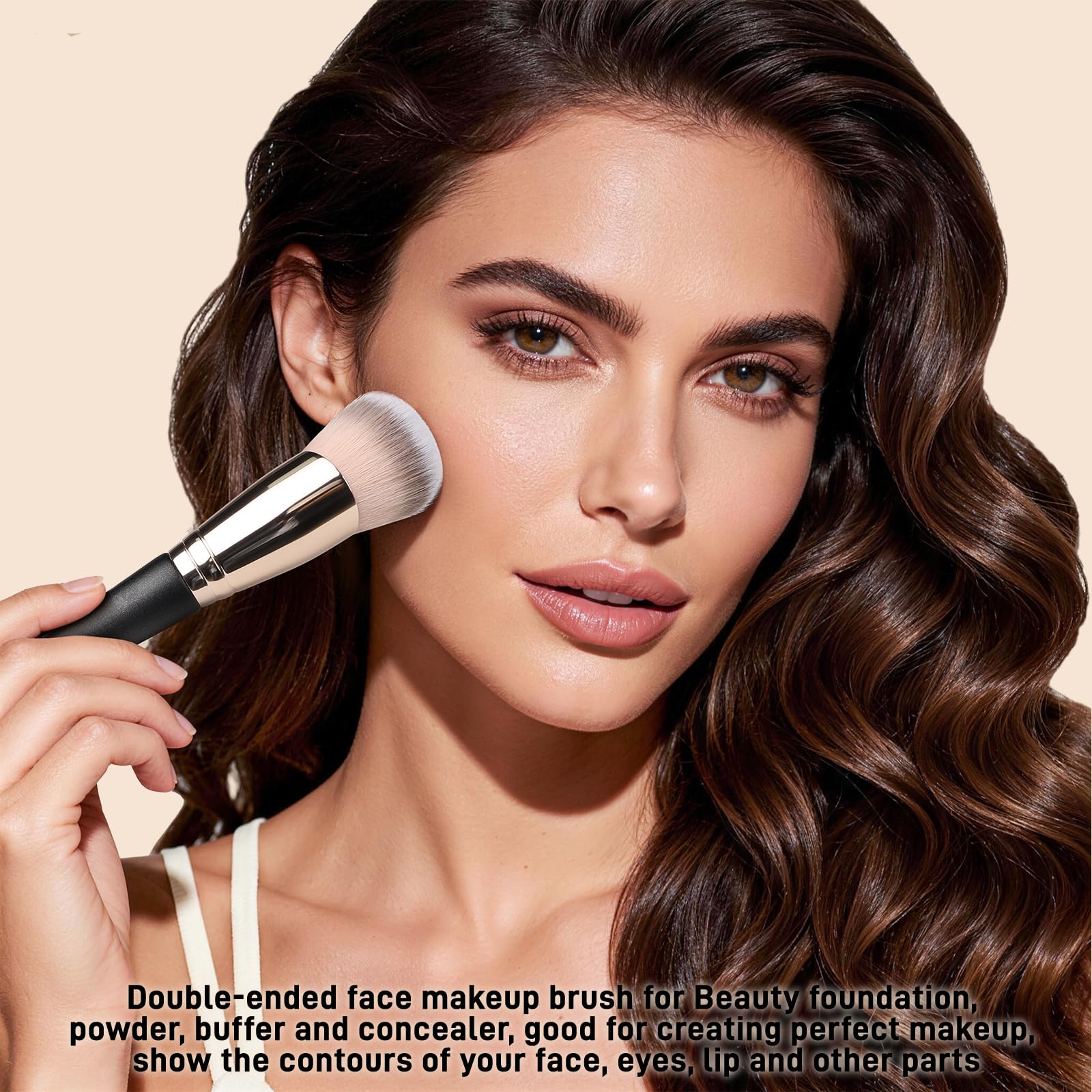 KINGMAS Makeup Brush Set - Concealer & Foundation Duo -4