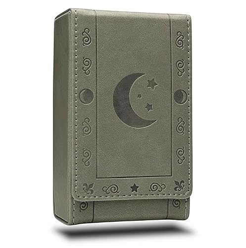 Luck Lab Leather Tarot Card Case/Holder - Grey