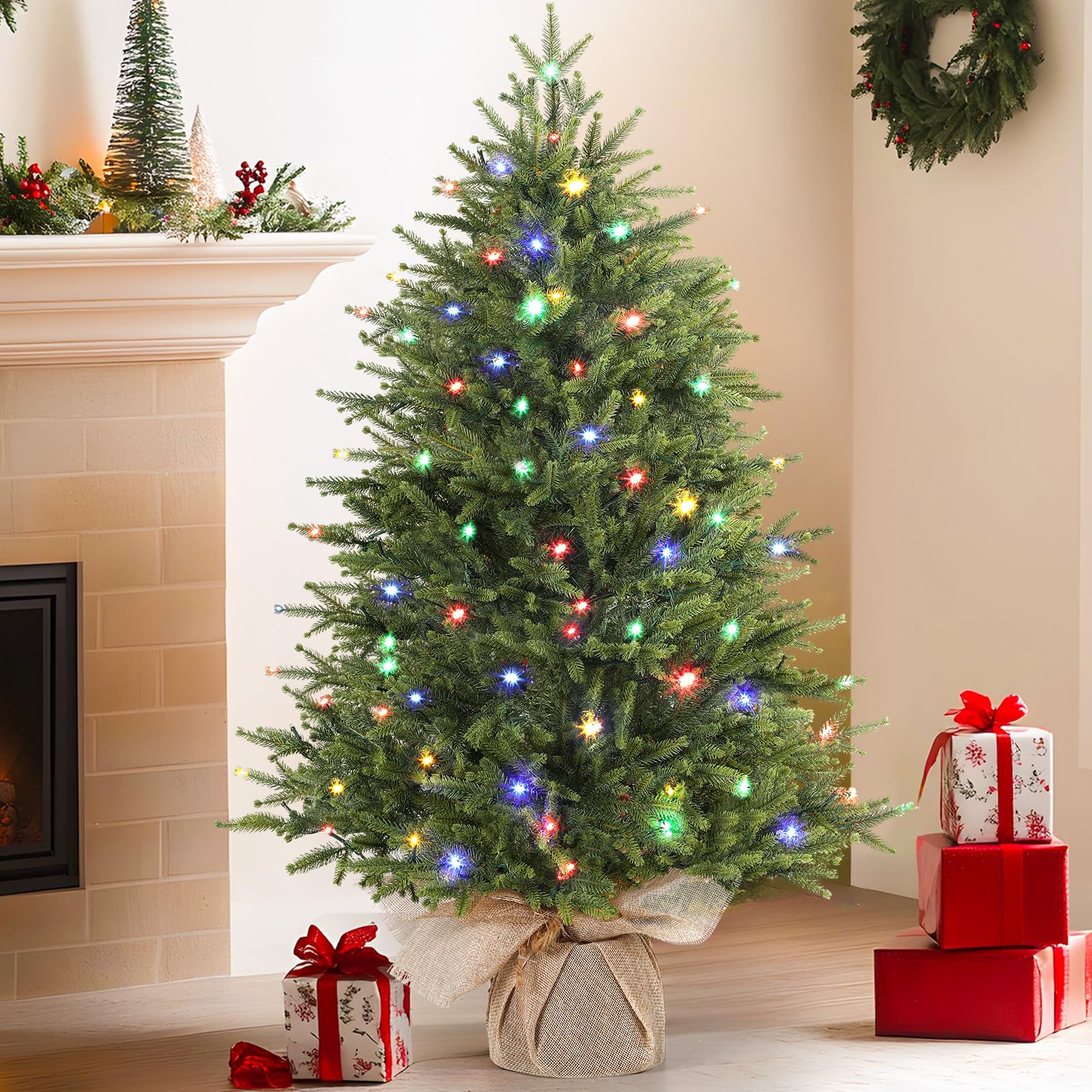 Amazon 3 Ft Pre Lit Christmas Trees