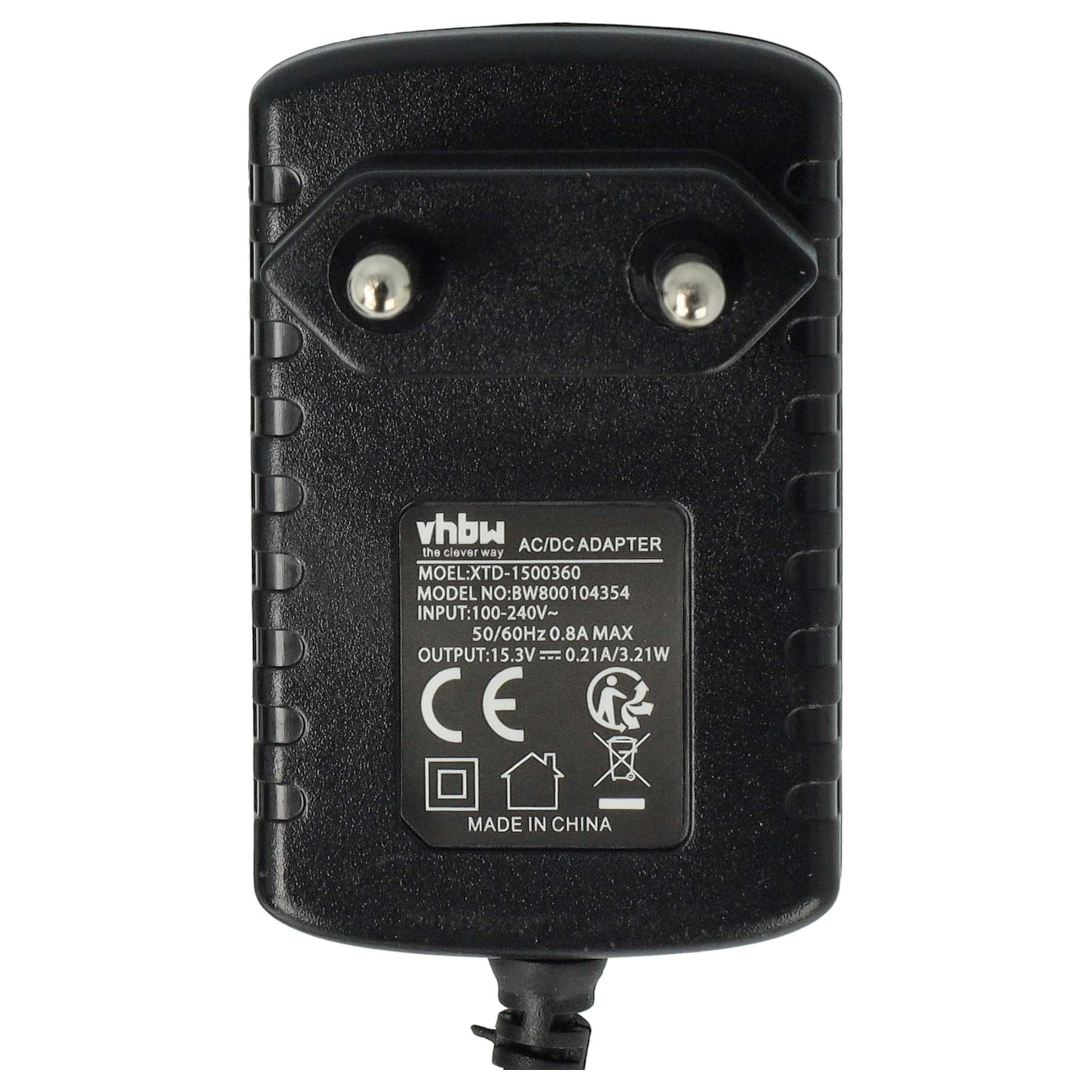 vhbw alimentatore compatibile con Black & Decker EPC12 12B attrezzi portatili, utensili elettrici - 150 cm