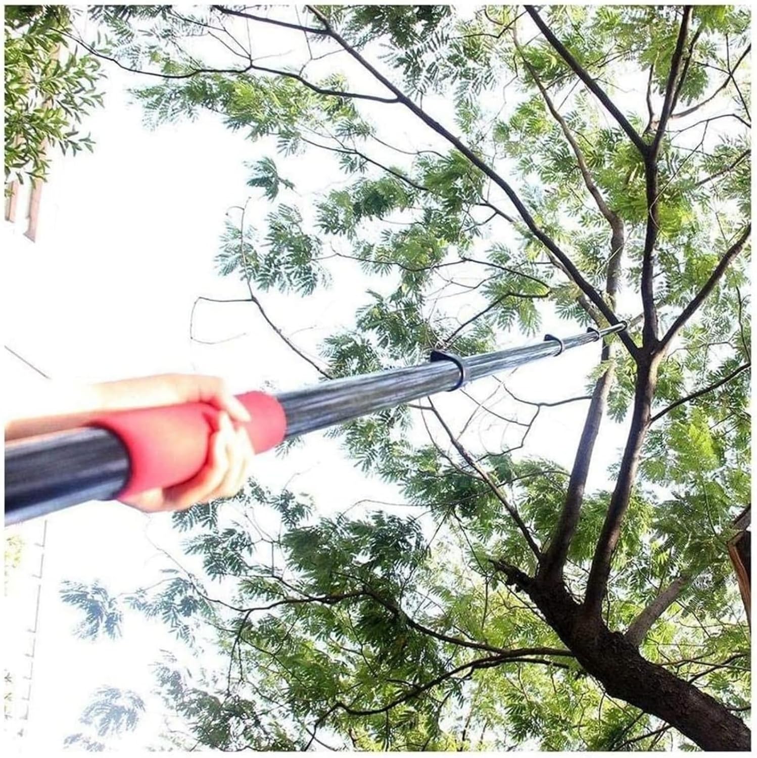 Telescopic Pruning Saw,Professional Extendable Telescoping Landscaping Pole Pruning Saw Used for Trimming Branches and Leaves High-Altitude Fruit Tree Saw Tree Pruner Pole,3.6M