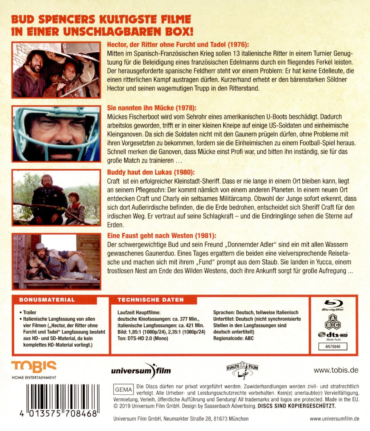 Die grosse Bud Spencer-Box [Blu-ray]